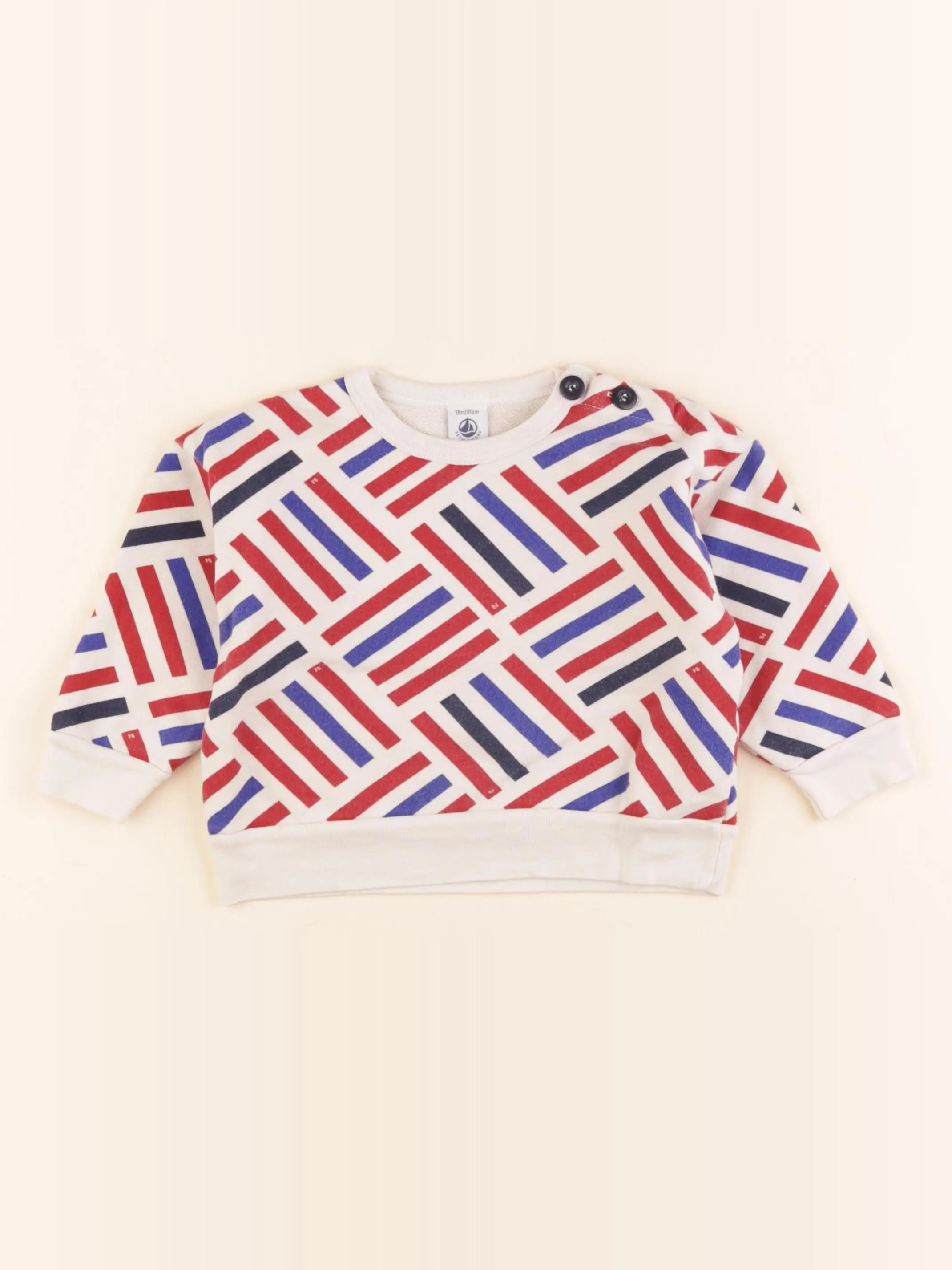 Sweat multicolore