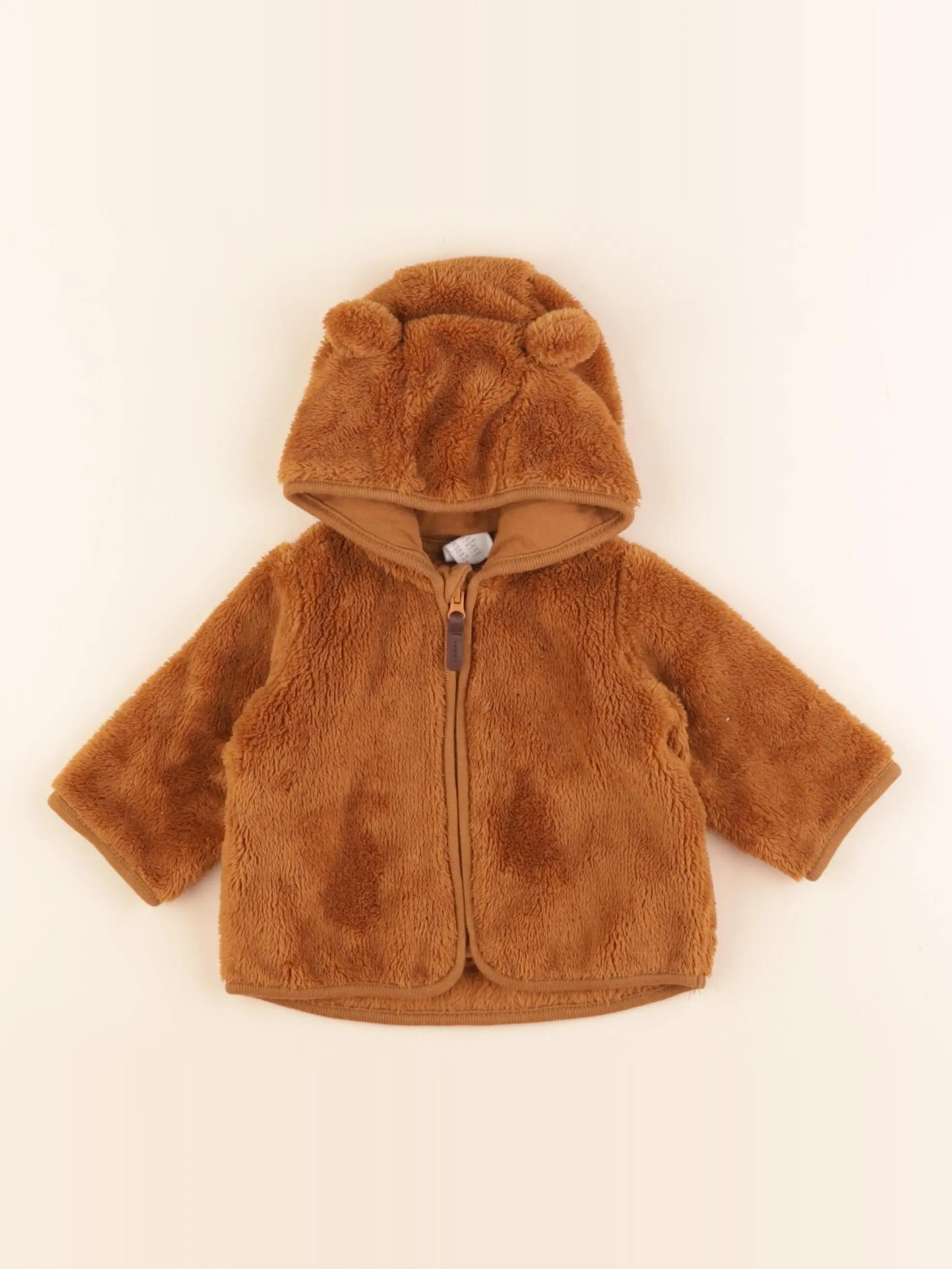 H&M - veste marron - 1/2 mois