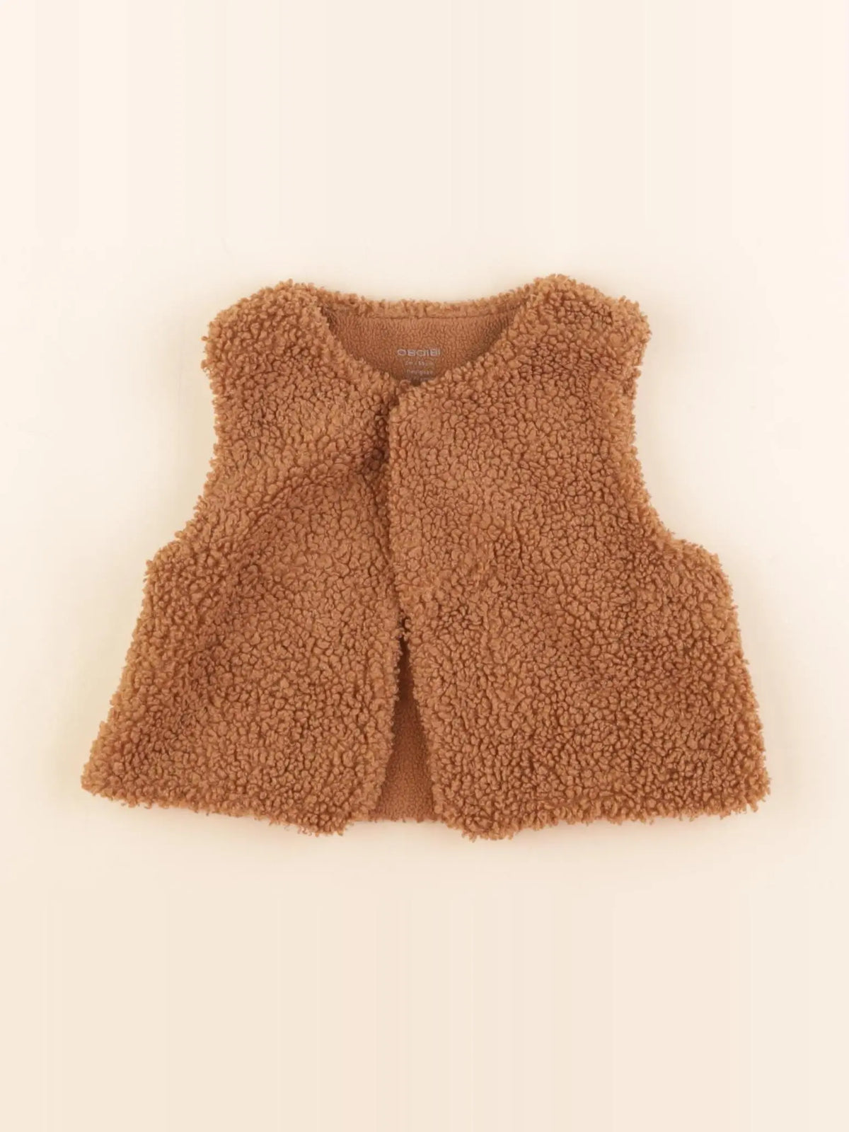 Obaïbi - gilet marron - 3 mois