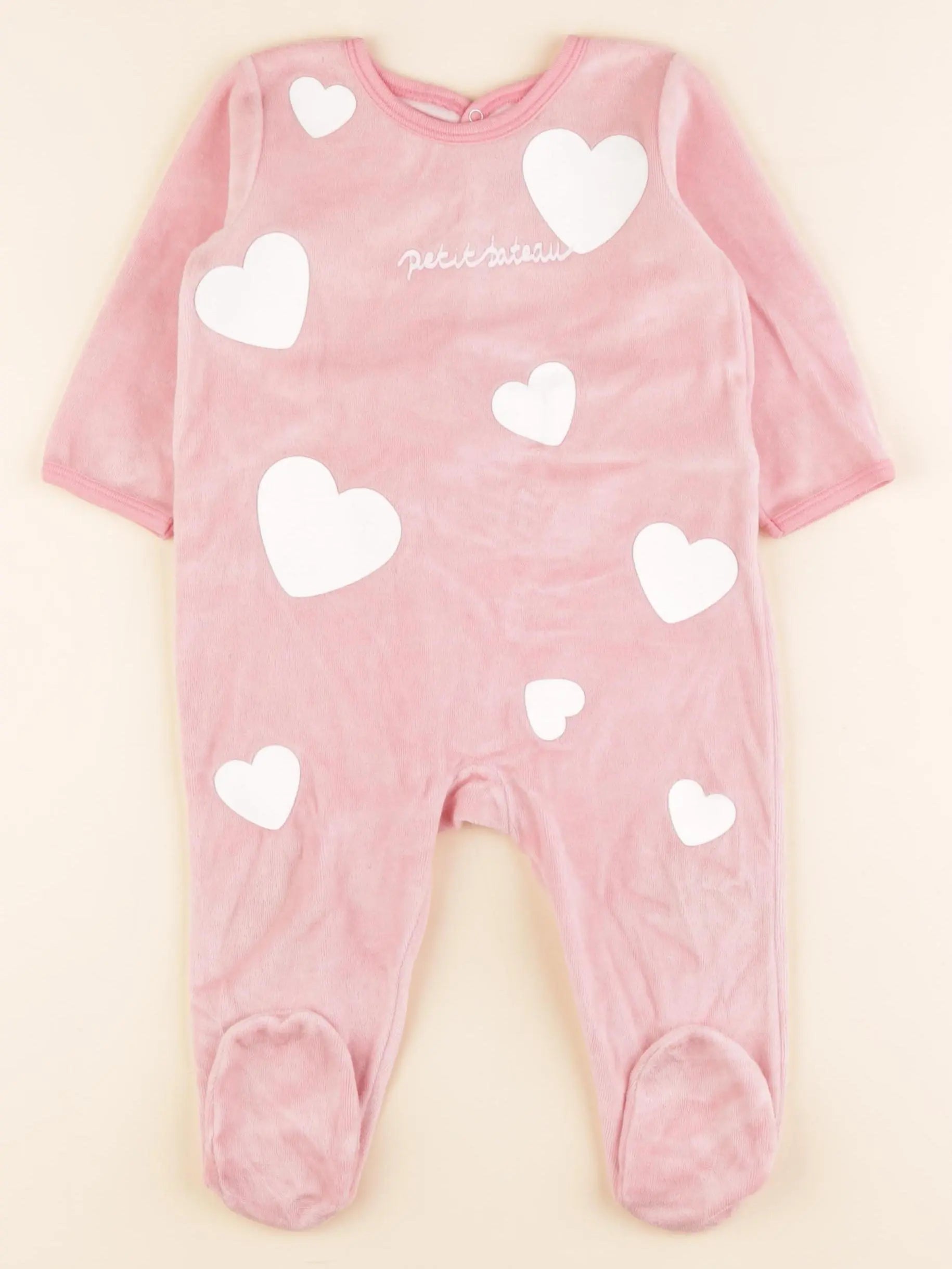 Pyjama velours rose