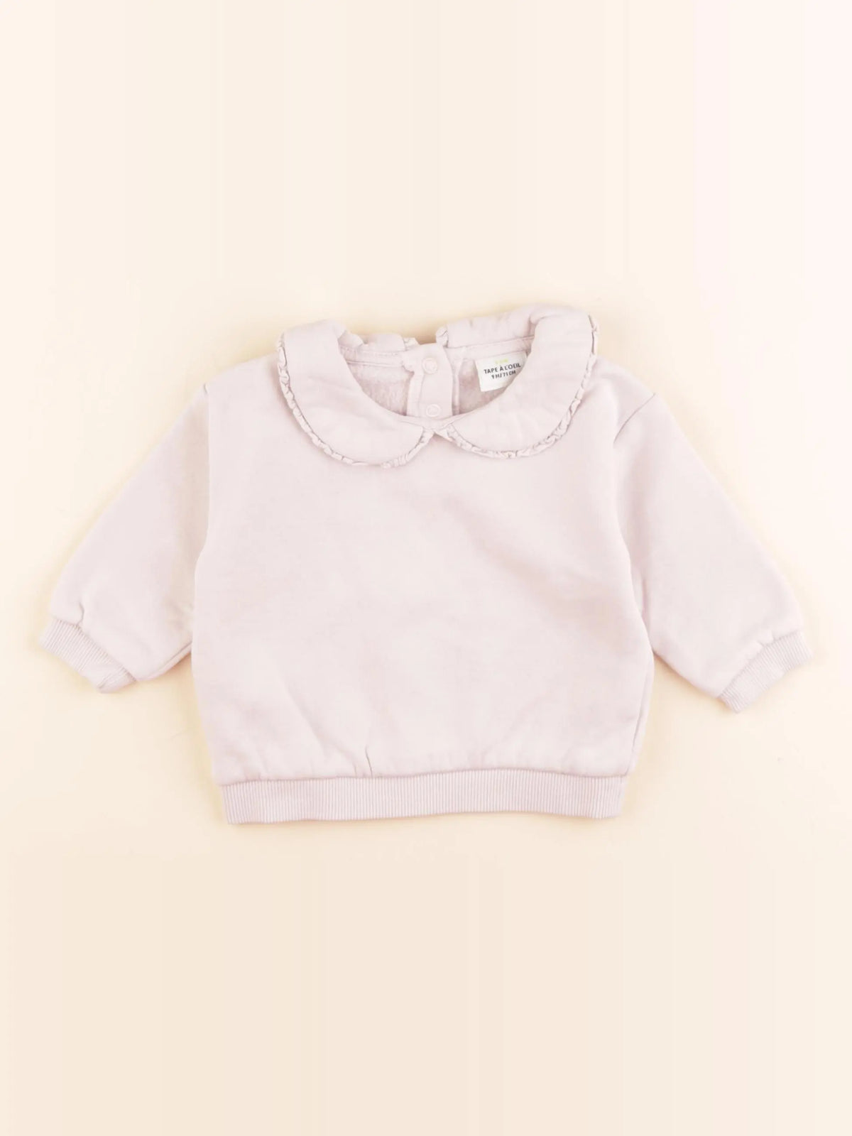Tape à l'oeil - sweat rose - 9 mois