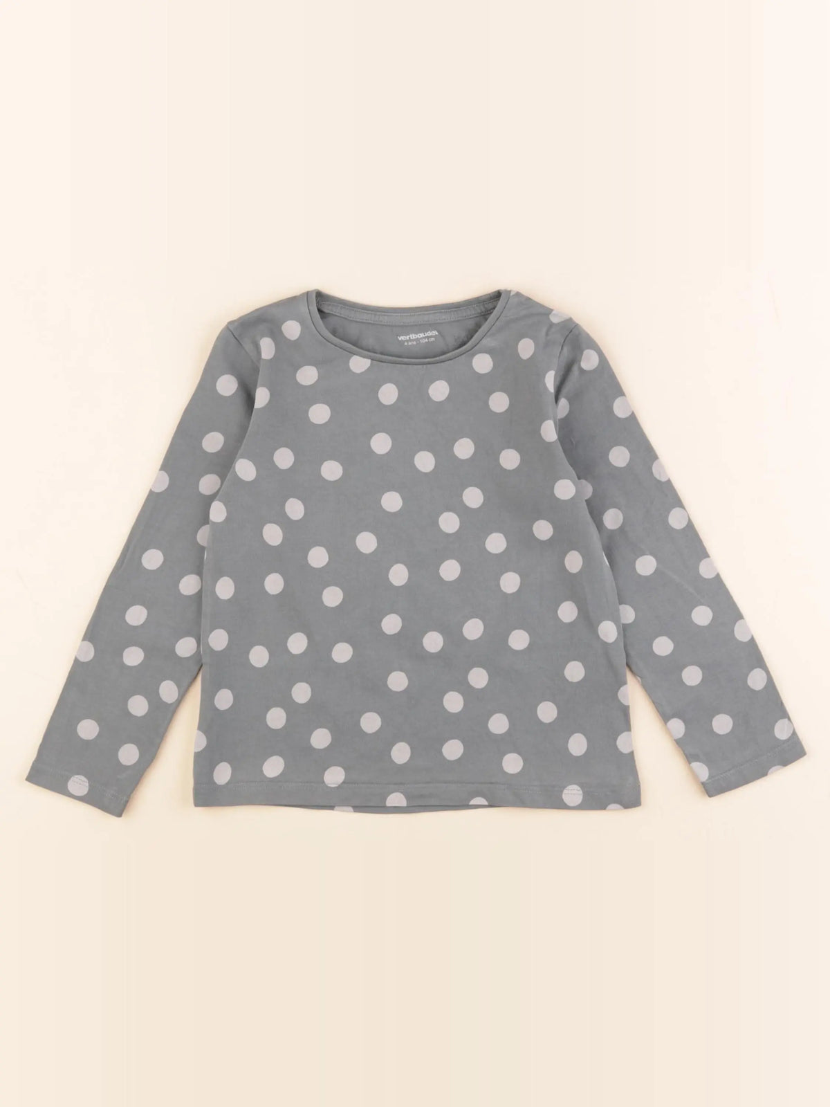 Vertbaudet - tee-shirt vert - 4 ans