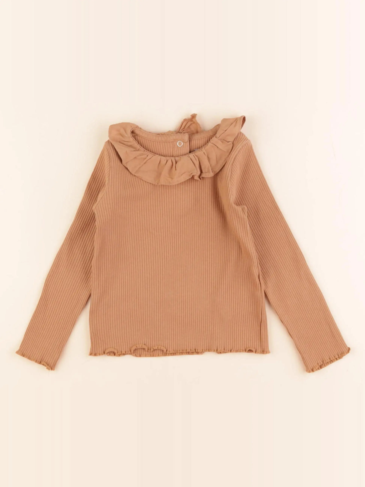 Vertbaudet - tee-shirt marron - 18 mois