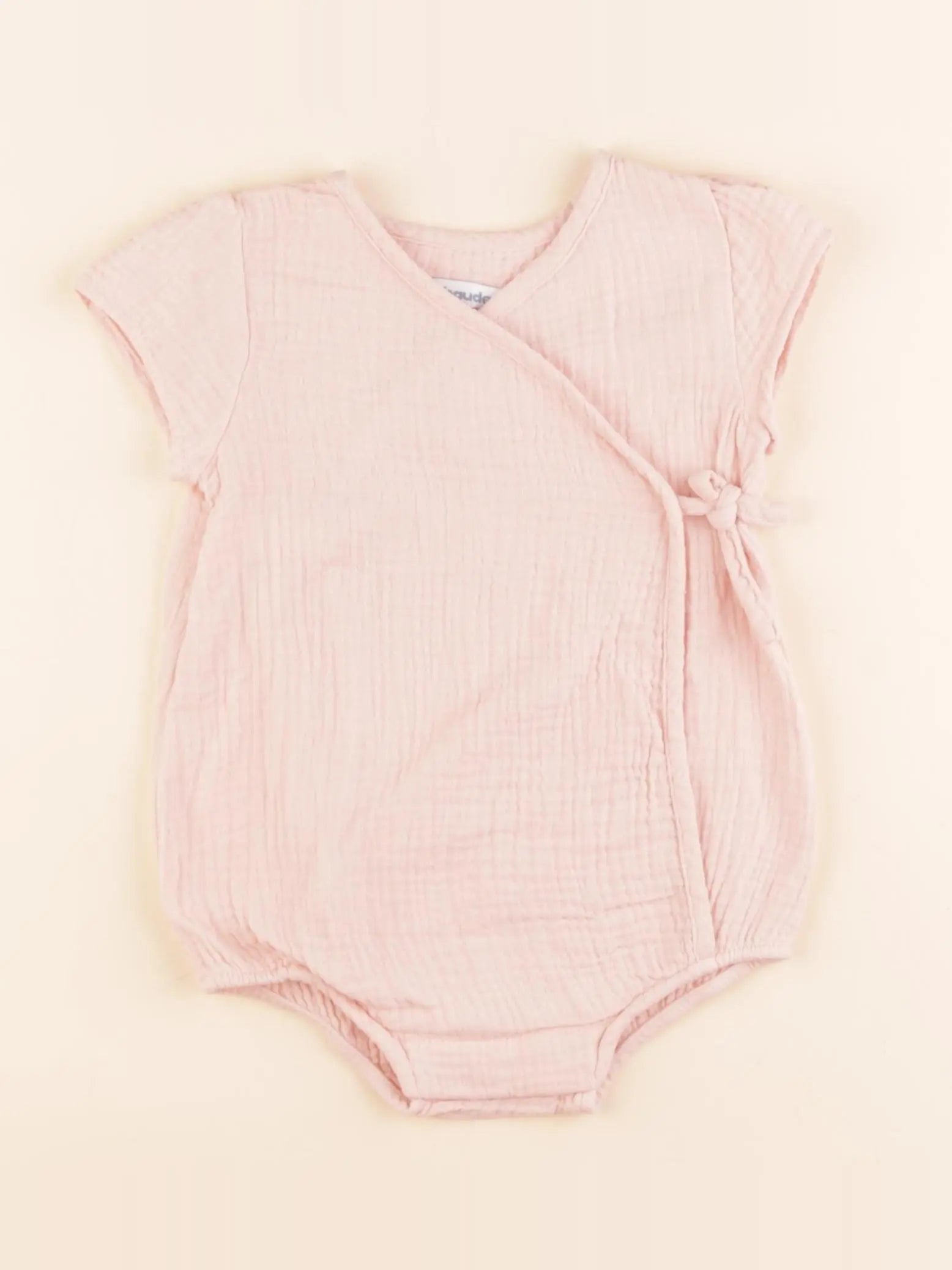Vertbaudet - combinaison rose - 9 mois