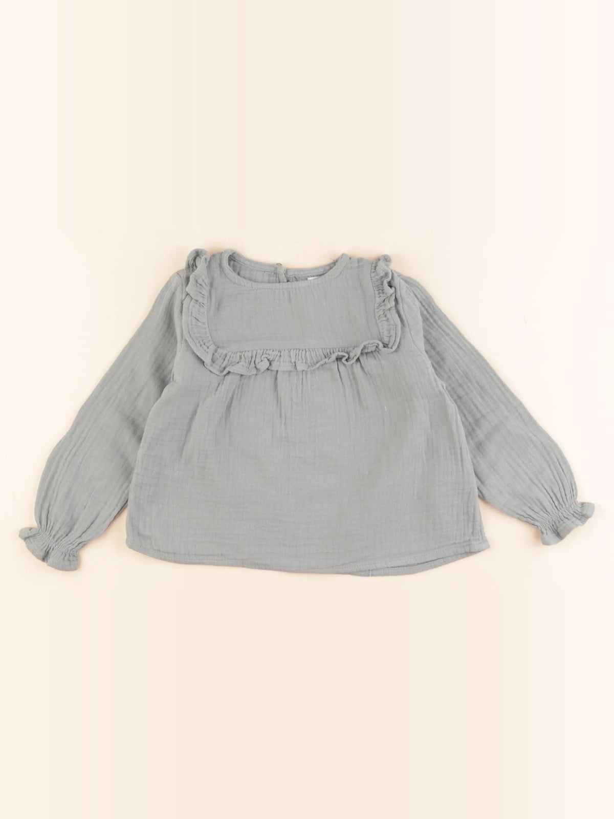 Vertbaudet - blouse vert - 3 ans