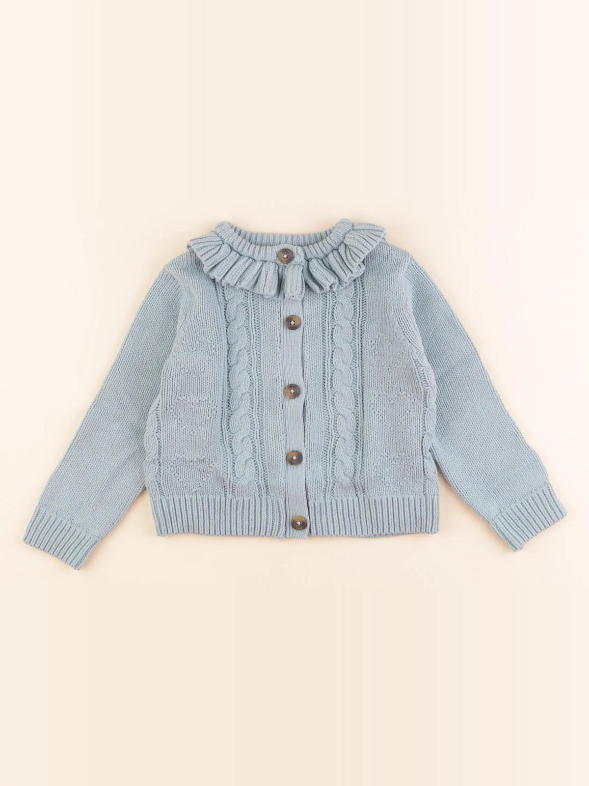Vertbaudet - gilet bleu - 3 ans