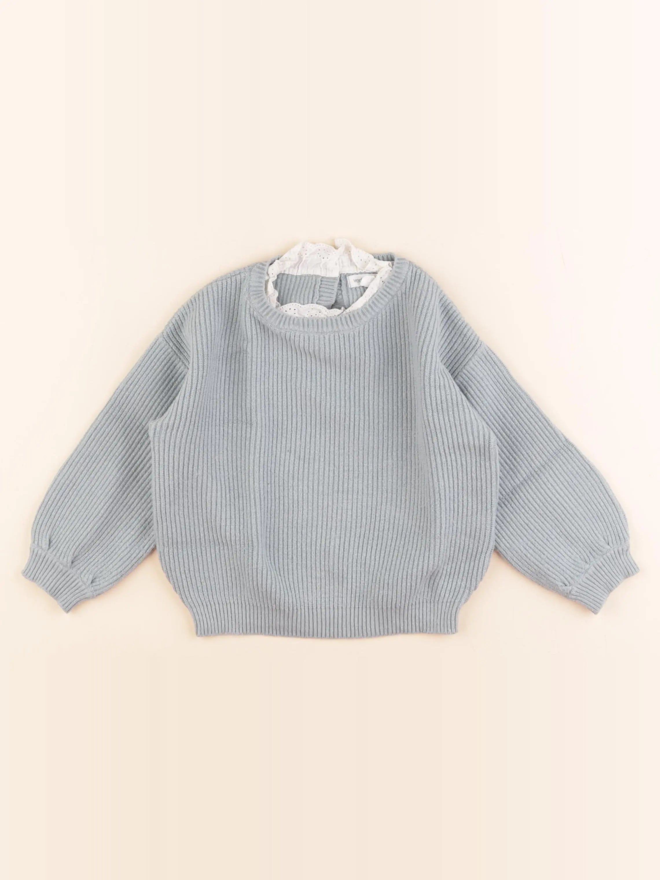 Vertbaudet - pull bleu - 3 ans