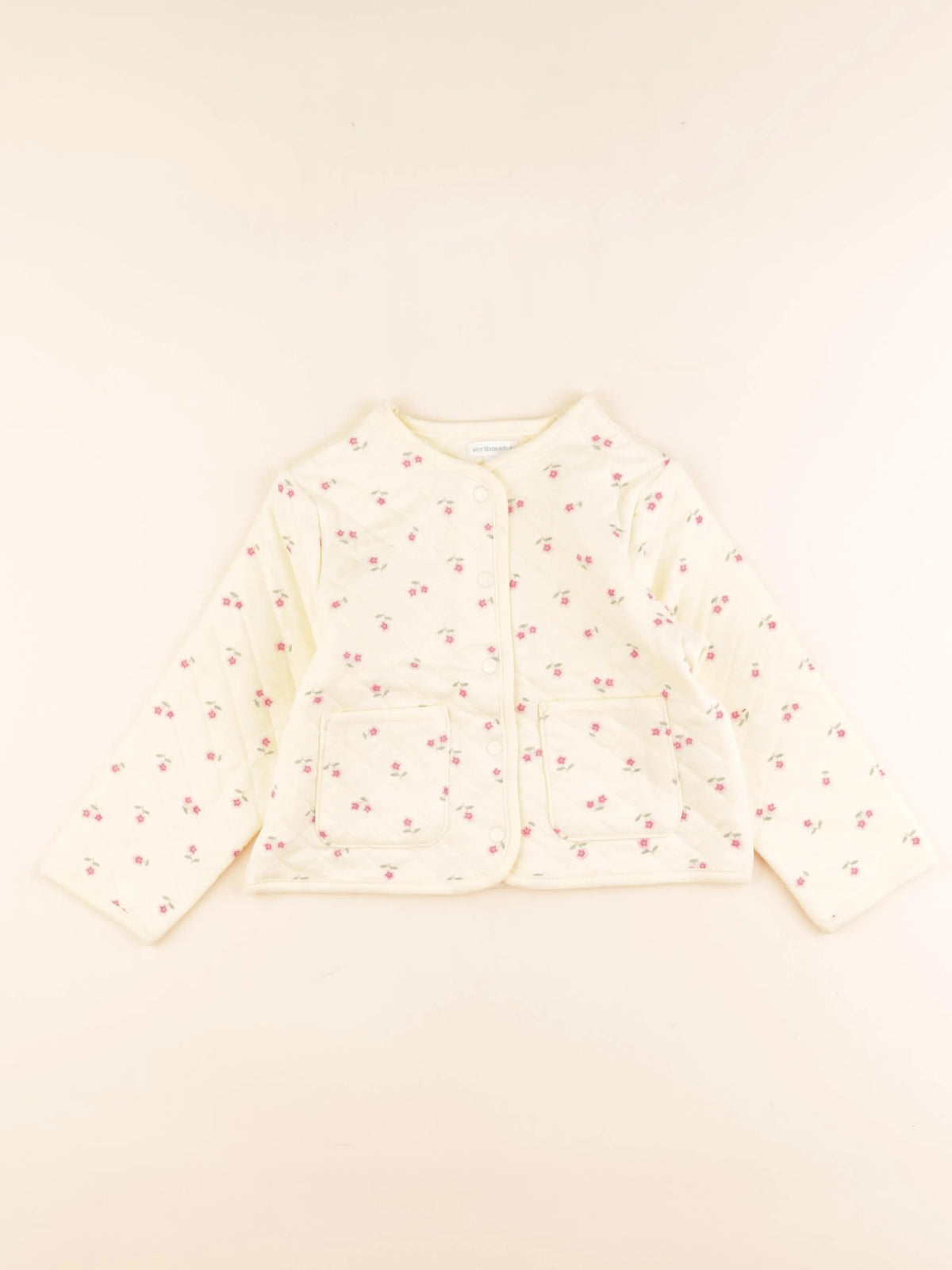 Vertbaudet - veste jaune, rose - 4 ans