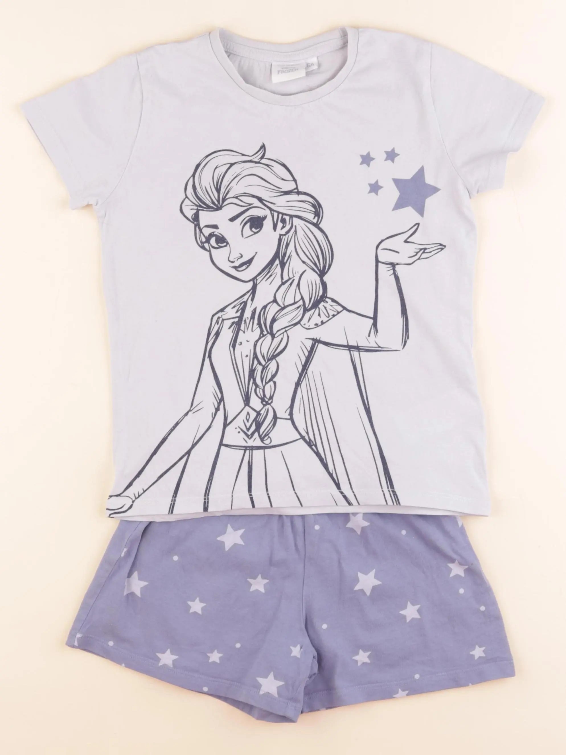 Vertbaudet - pyjama coton bleu - 6 ans