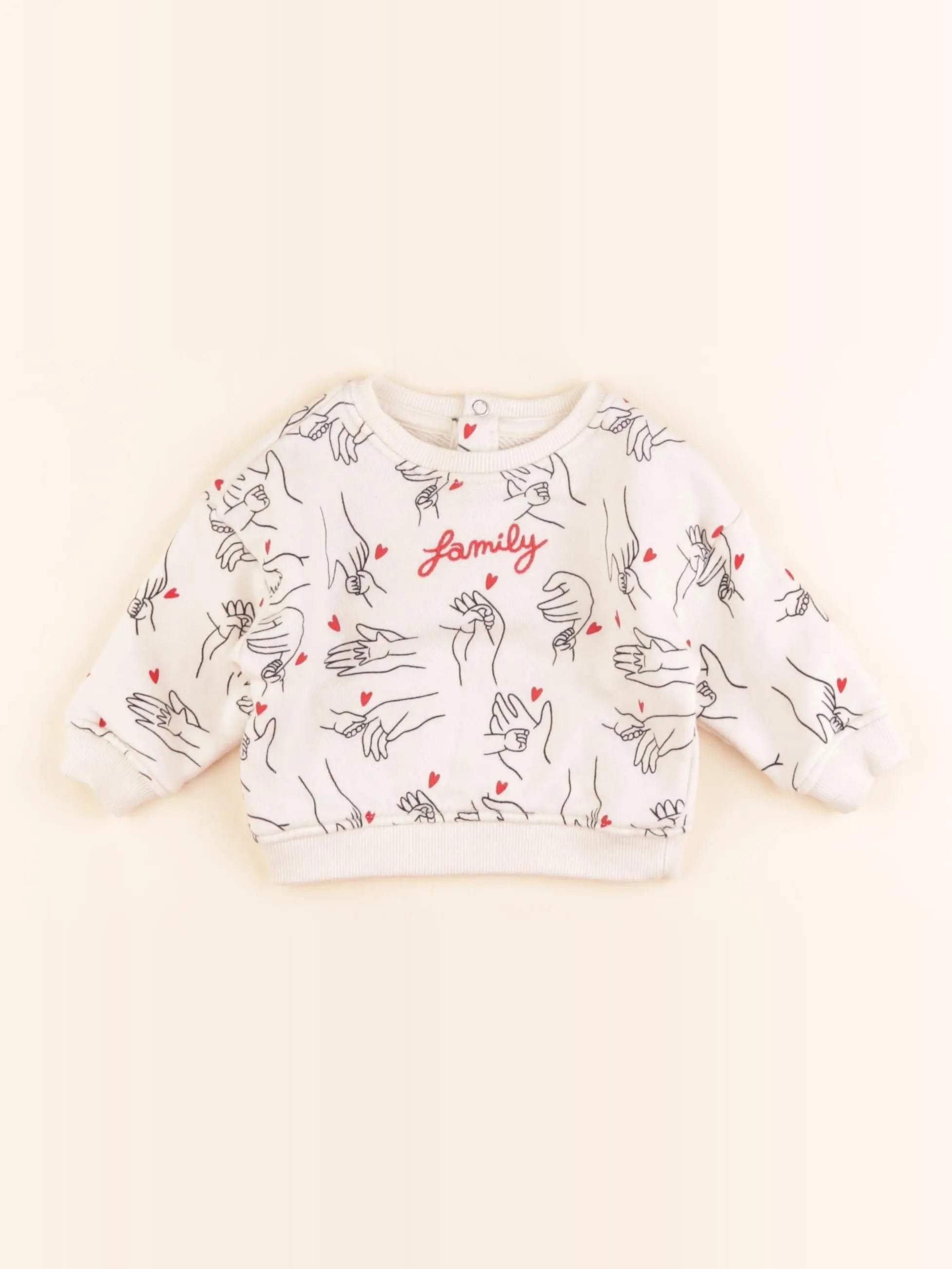 Kiabi X Agathe Sorlet - sweat beige - 3 mois