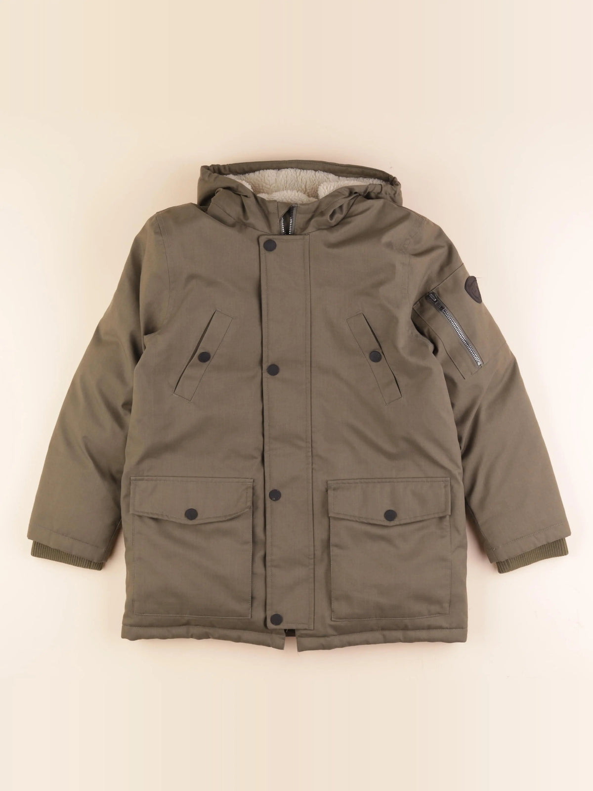Bonpoint - manteau vert - 10 ans