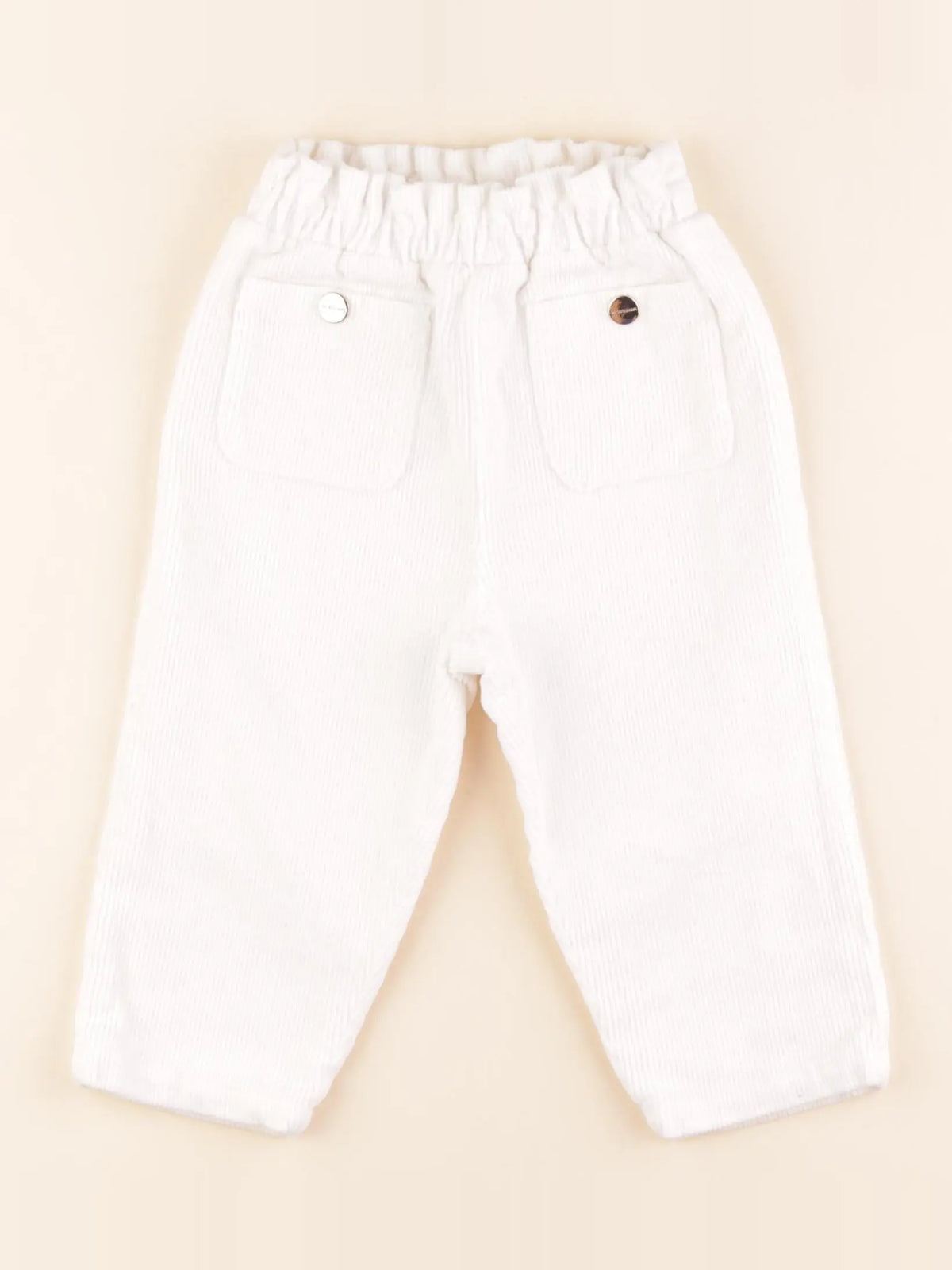 Jacadi - pantalon doublé blanc - 18 mois