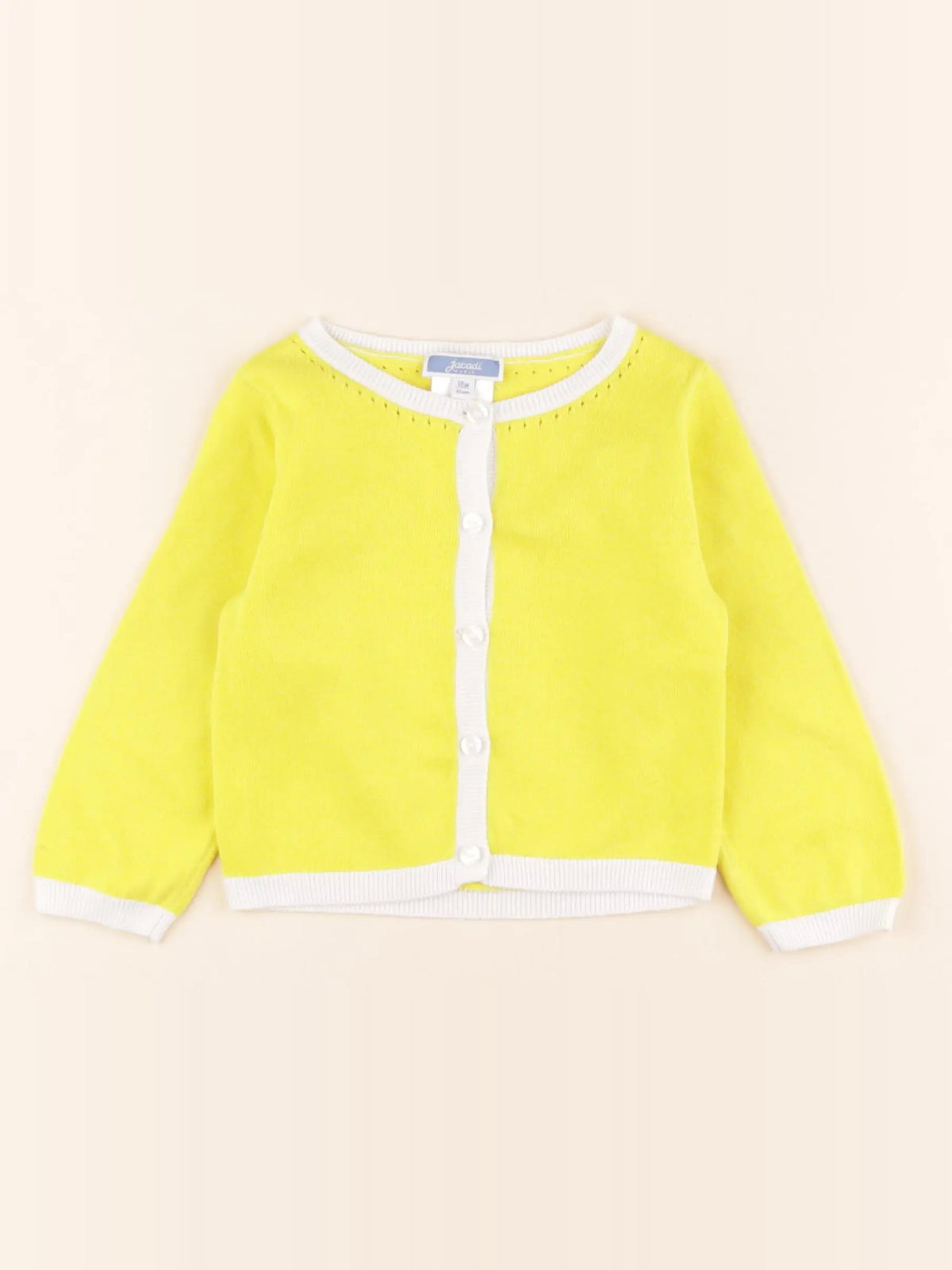 Jacadi - gilet jaune - 18 mois