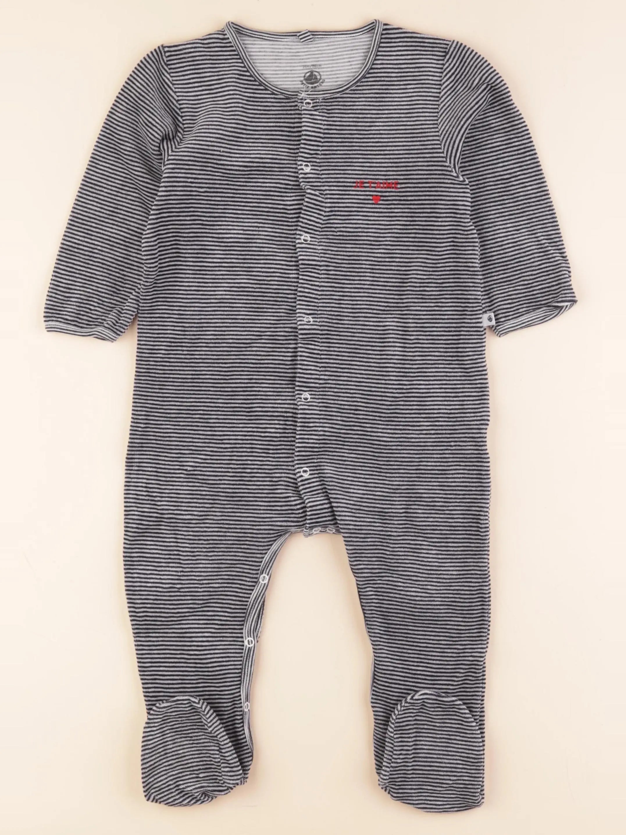 Pyjama velours bleu