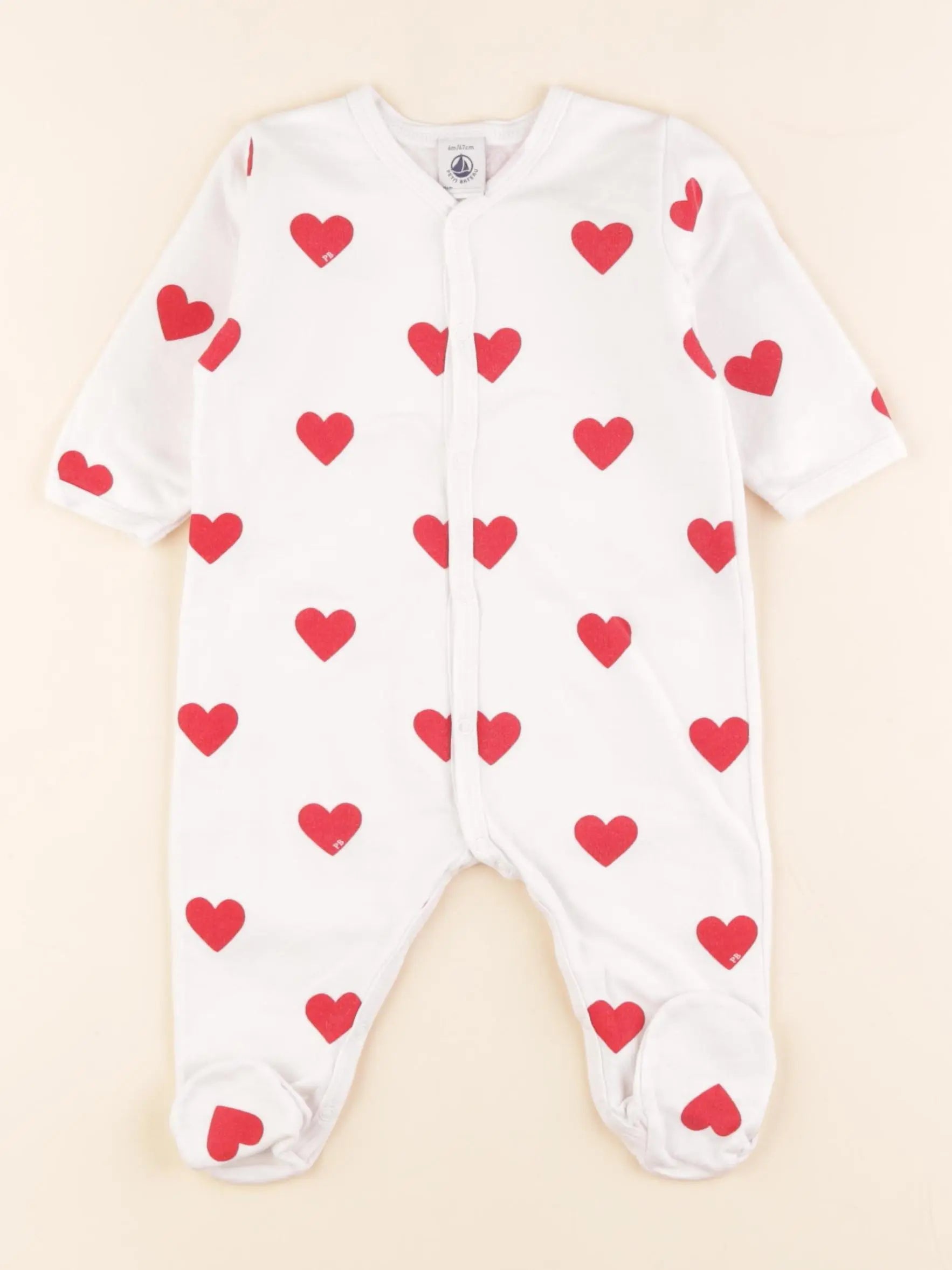 Pyjama coton rouge