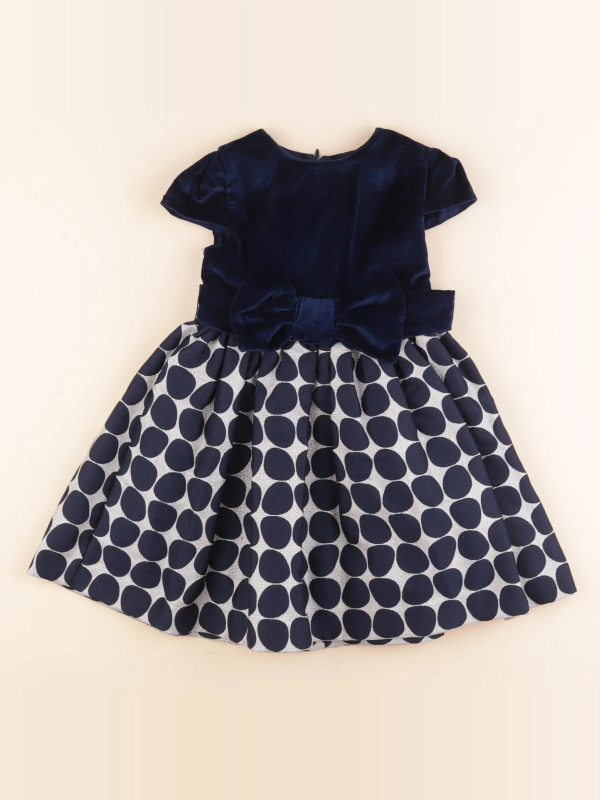 Jacadi - robe bleu, argent - 4 ans
