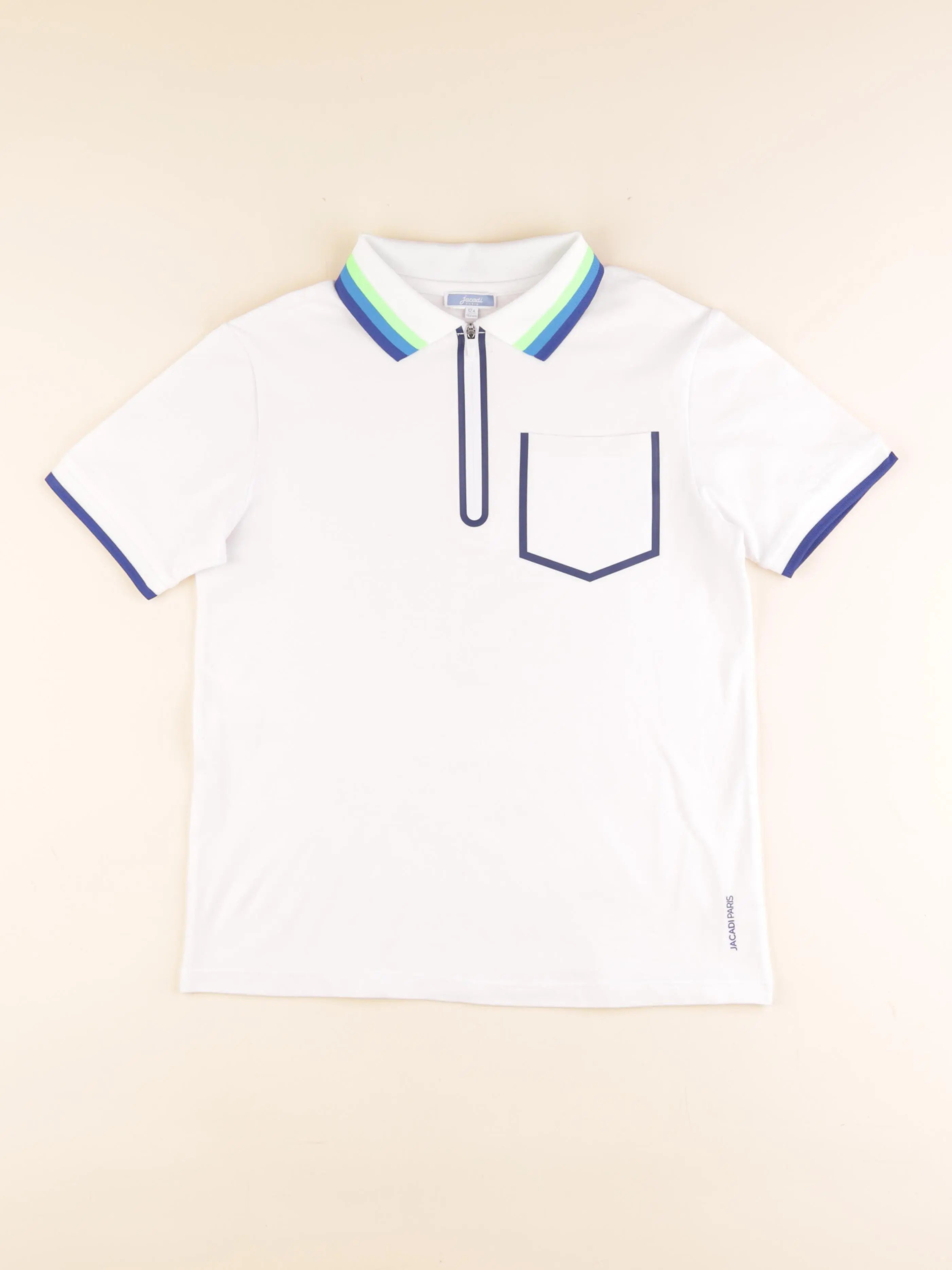 Jacadi - polo blanc - 12 ans