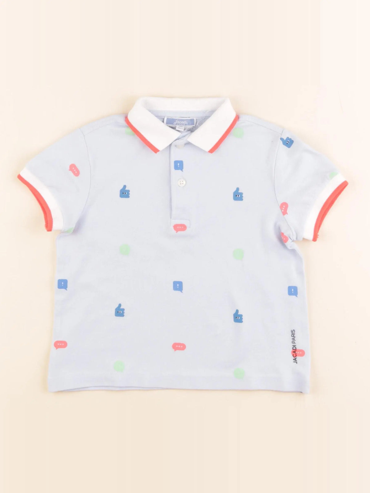 Jacadi - polo bleu - 3 ans