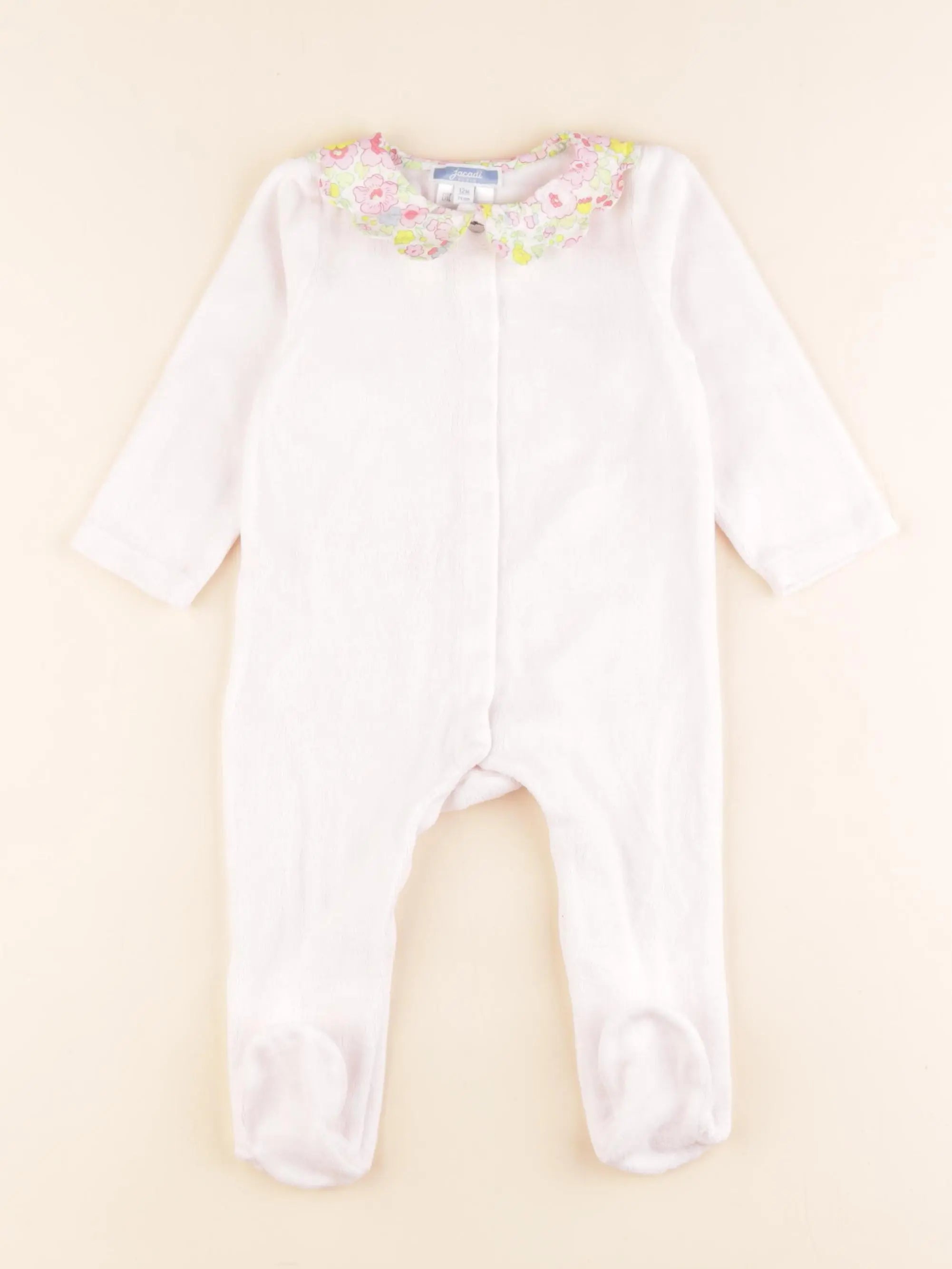 Jacadi - pyjama coton rose - 12 mois