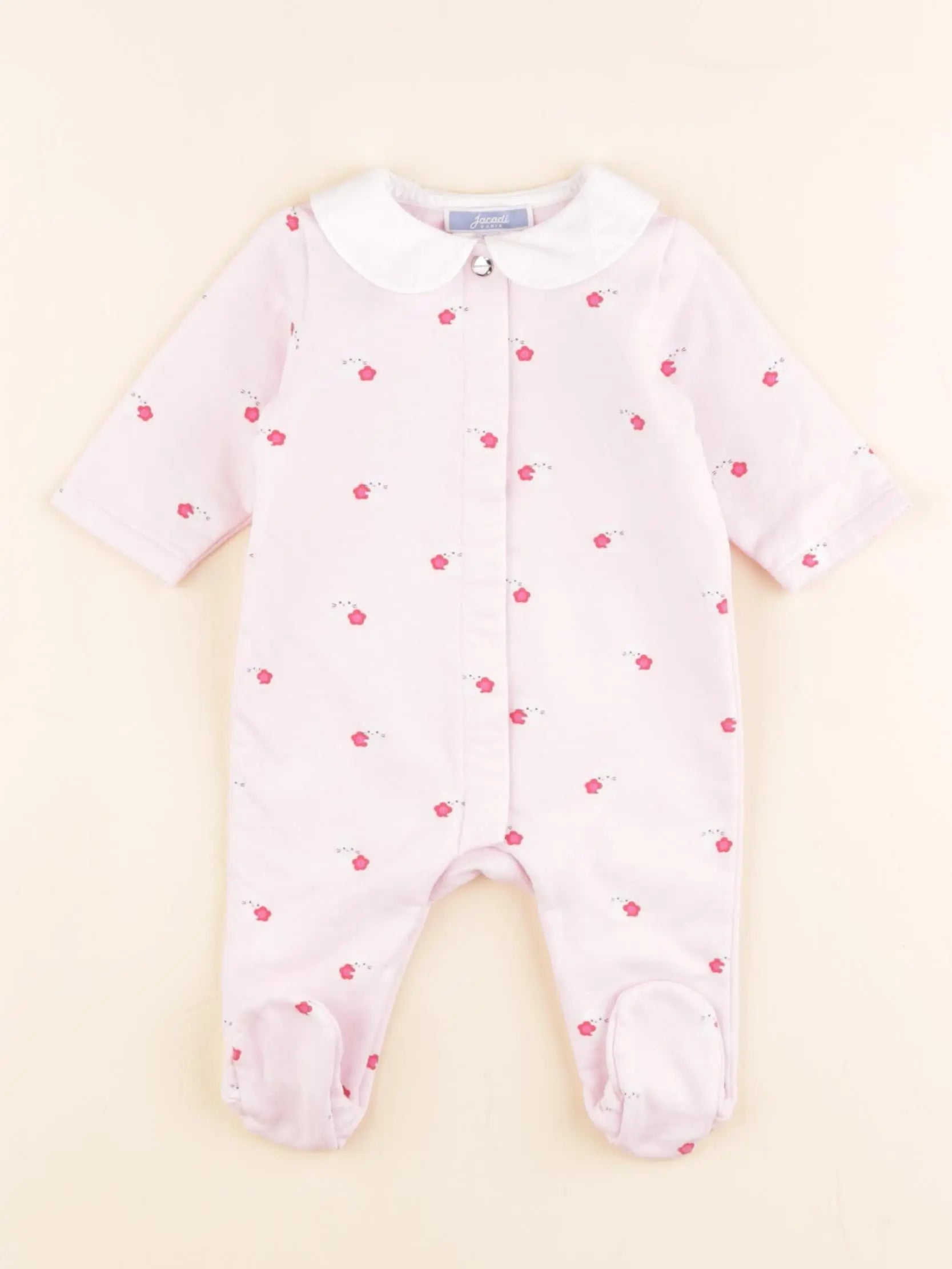 Jacadi - pyjama coton rose - 3 mois