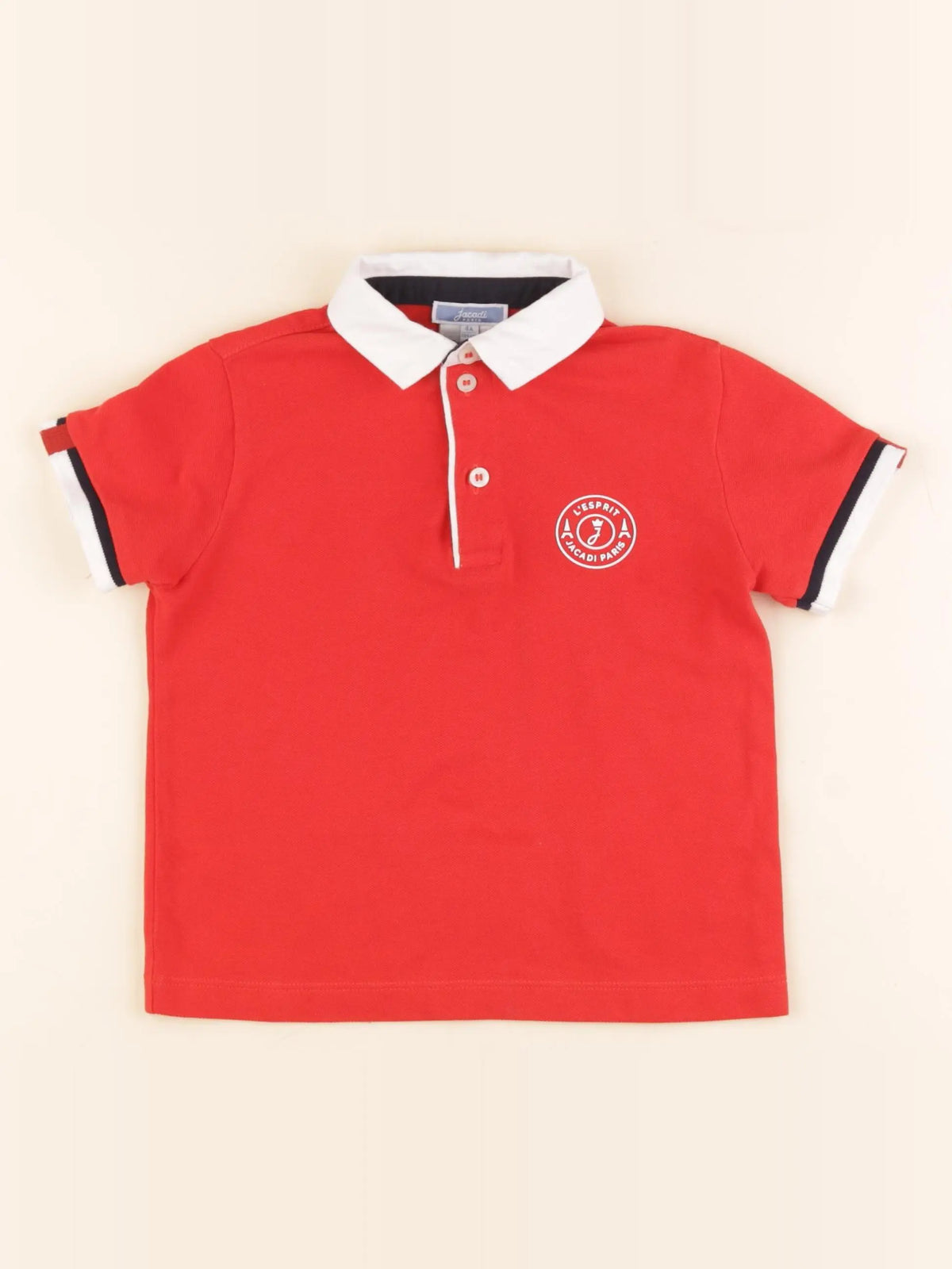 Jacadi - polo rouge - 4 ans