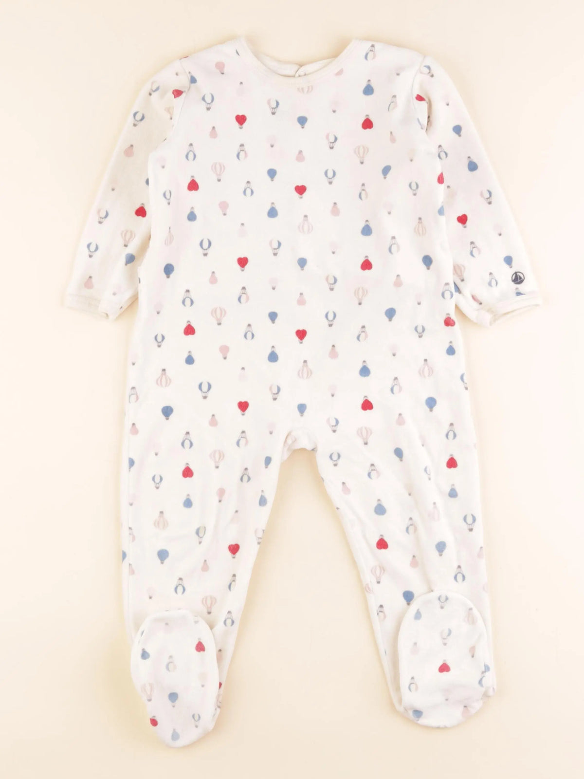 Pyjama velours blanc