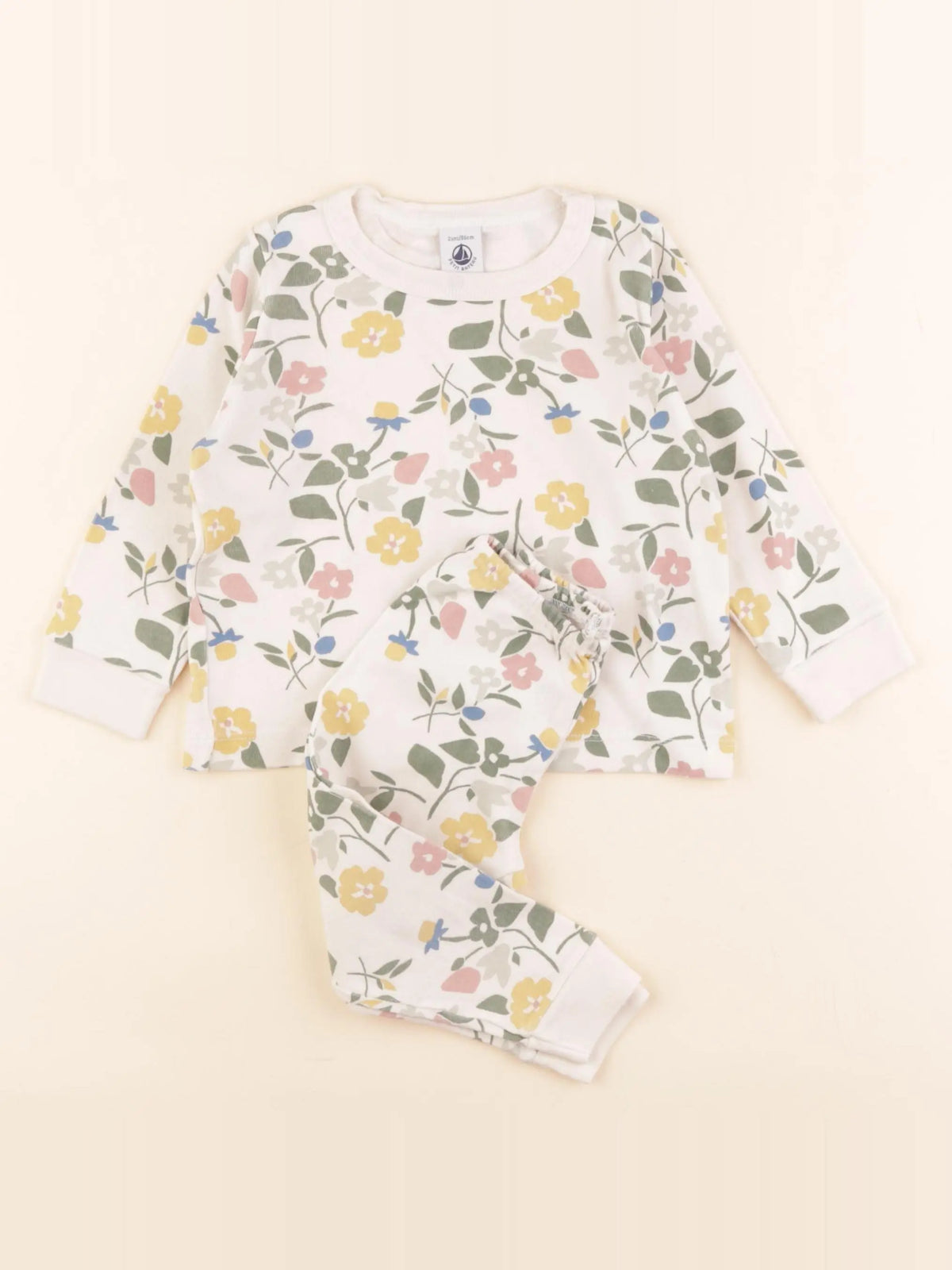 Petit Bateau - pyjama coton multicolore - 2 ans