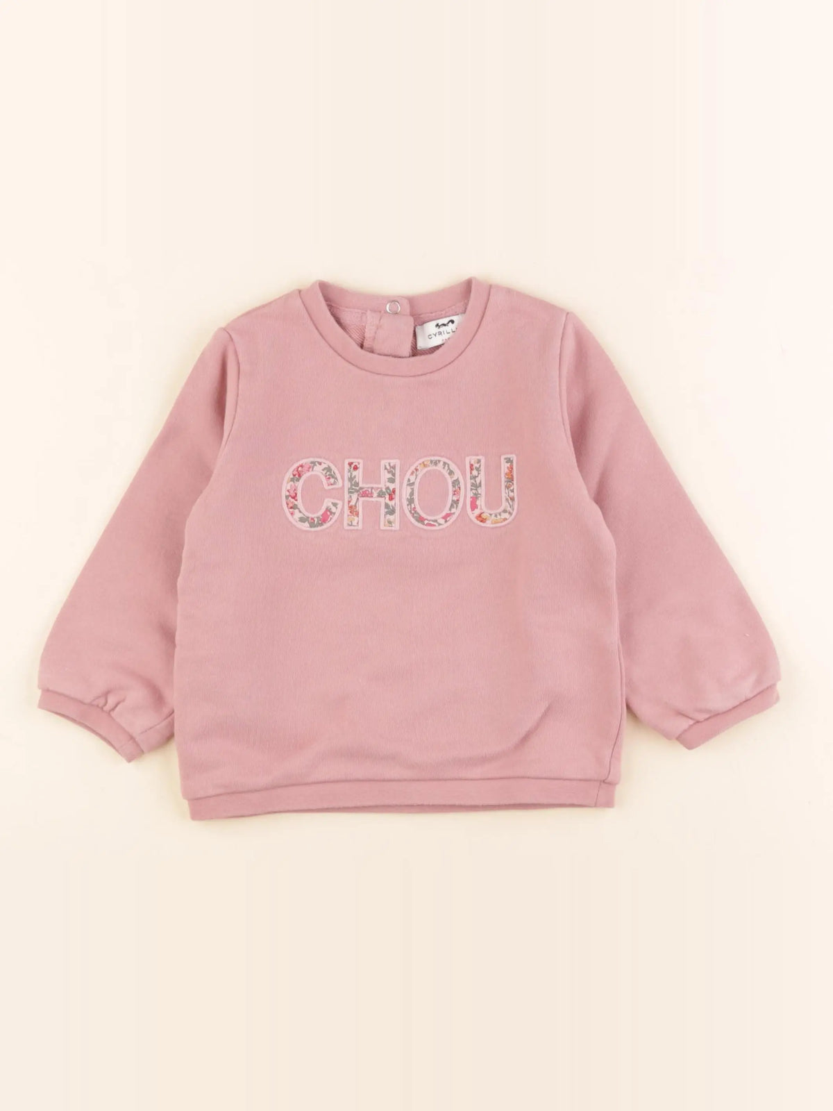 Cyrillus - sweat rose - 24 mois