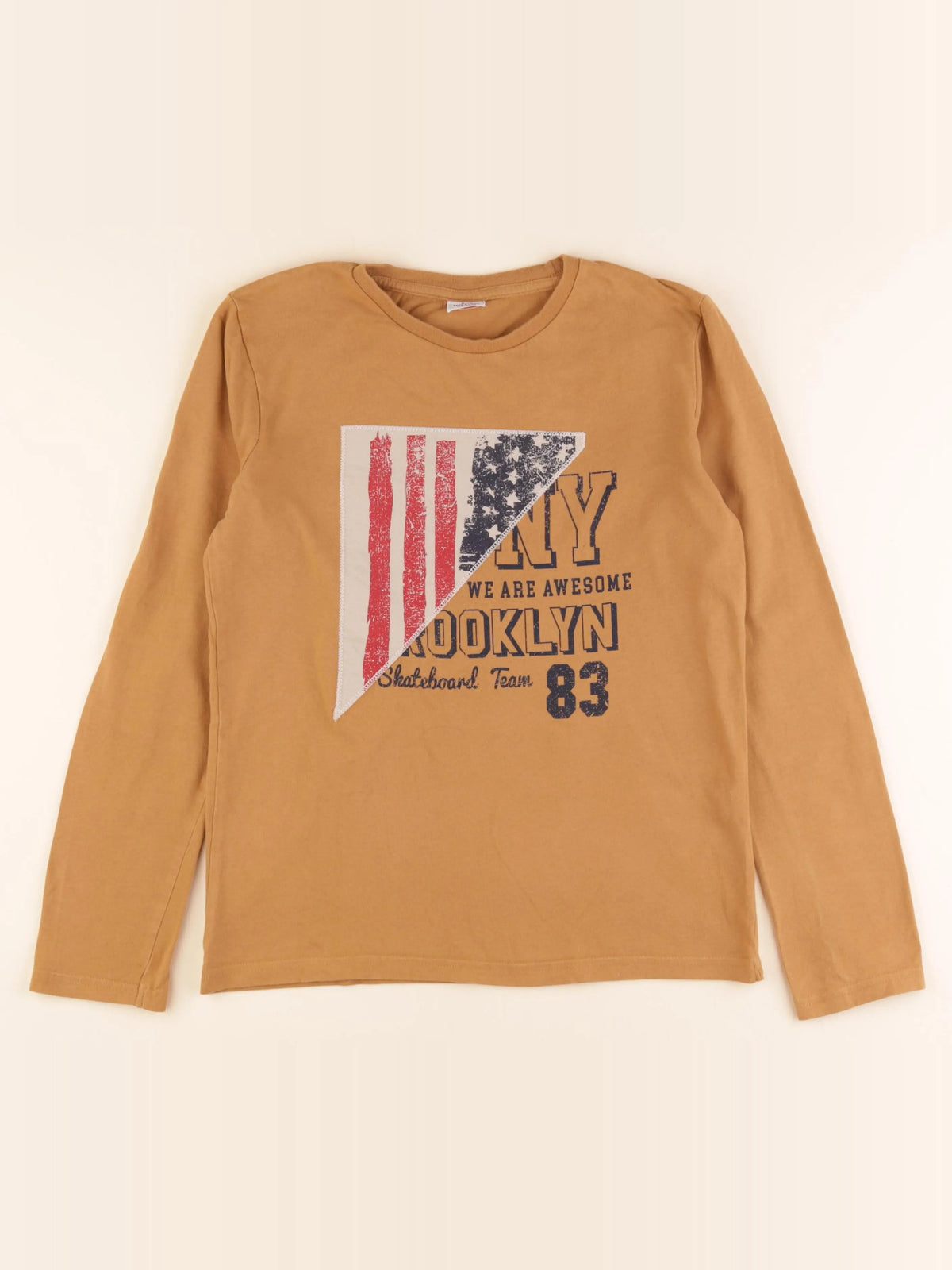 Tape à l'oeil - tee-shirt marron - 14 ans