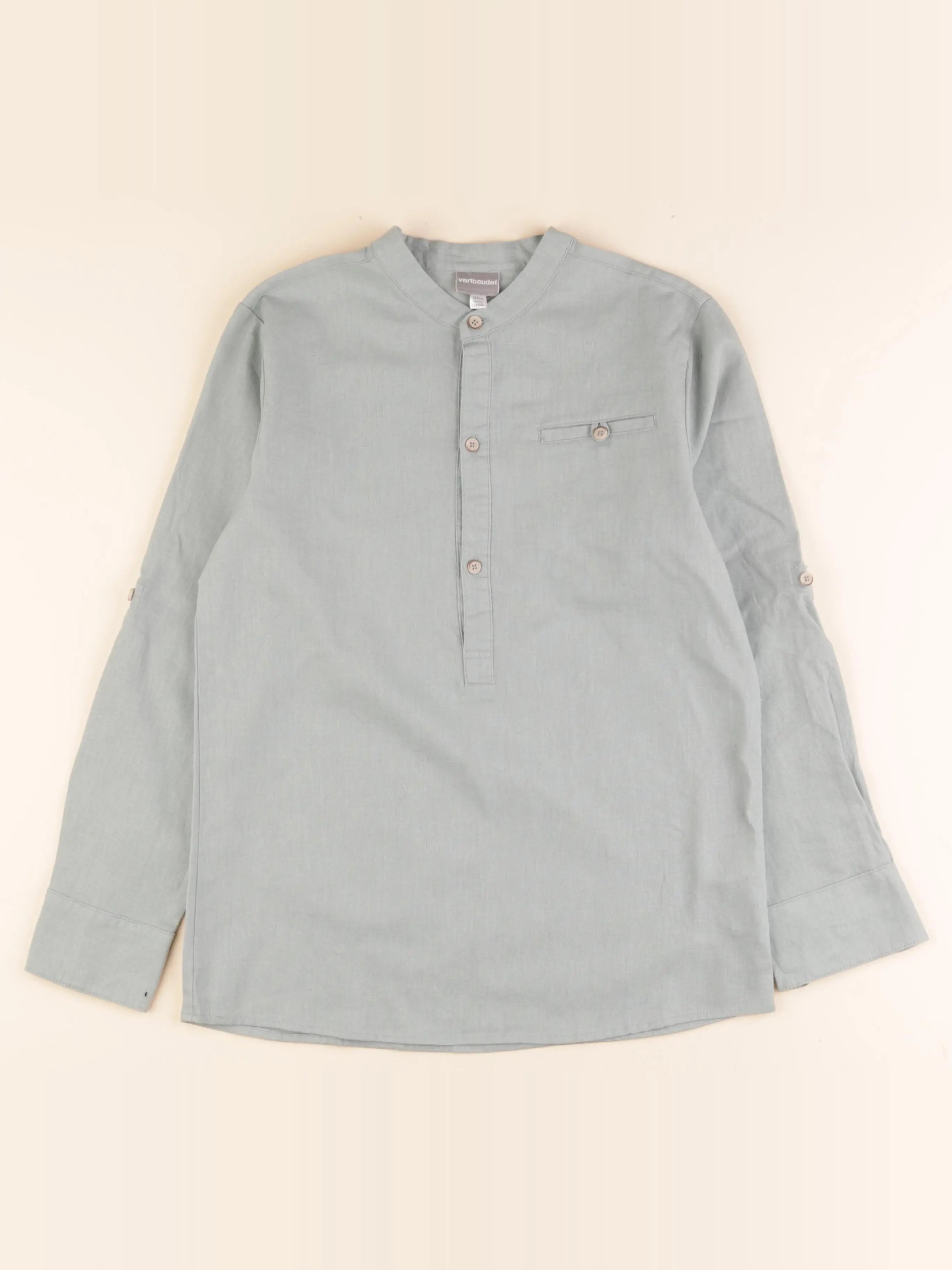 Vertbaudet - chemise vert - 12 ans