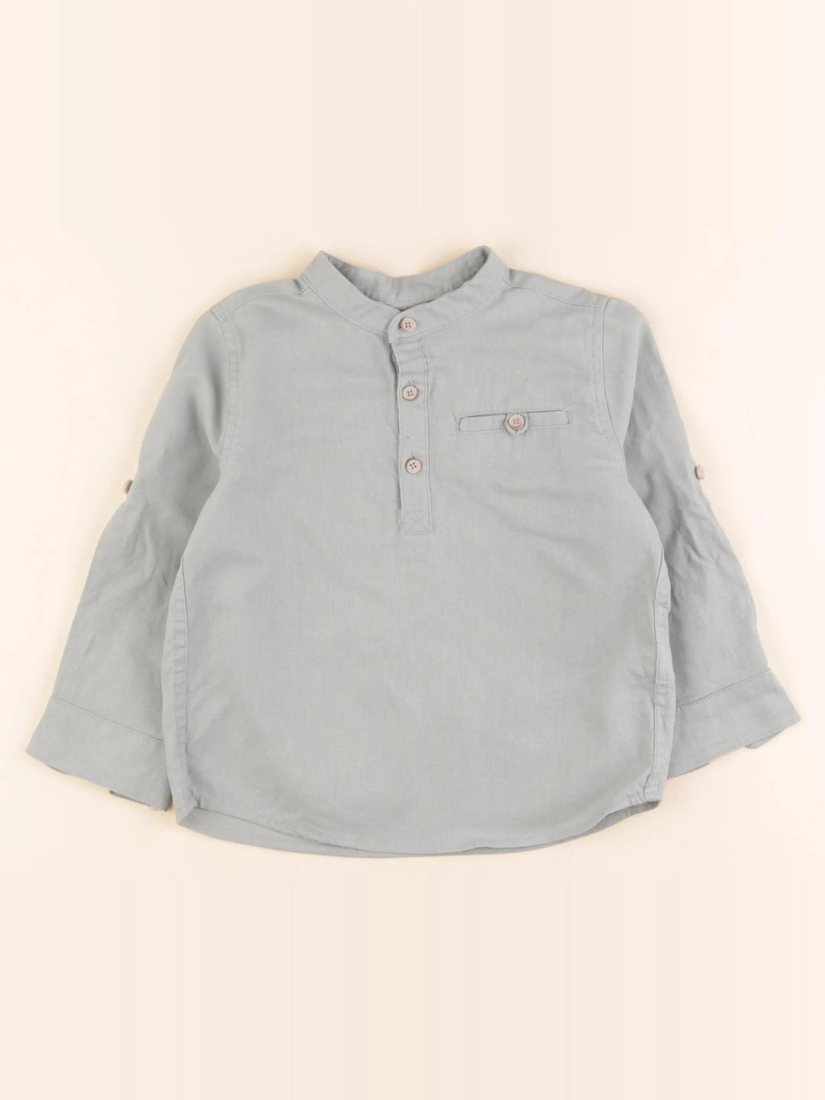 Vertbaudet - chemise vert - 4 ans