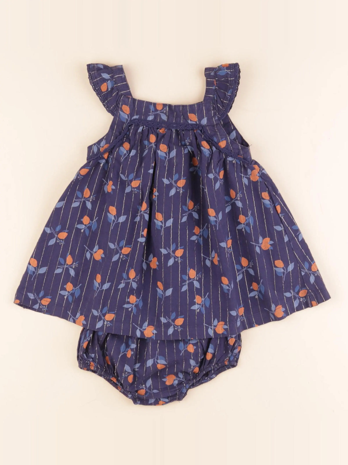 Sergent Major - robe bleu - 9 mois