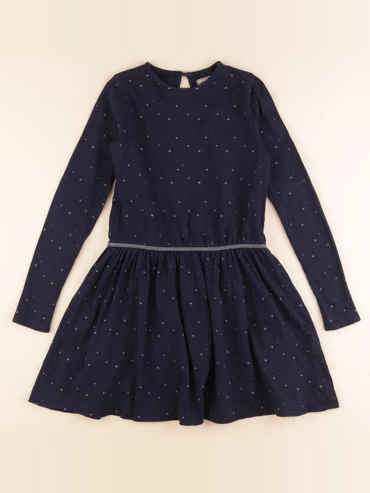 Vertbaudet - robe bleu - 10 ans