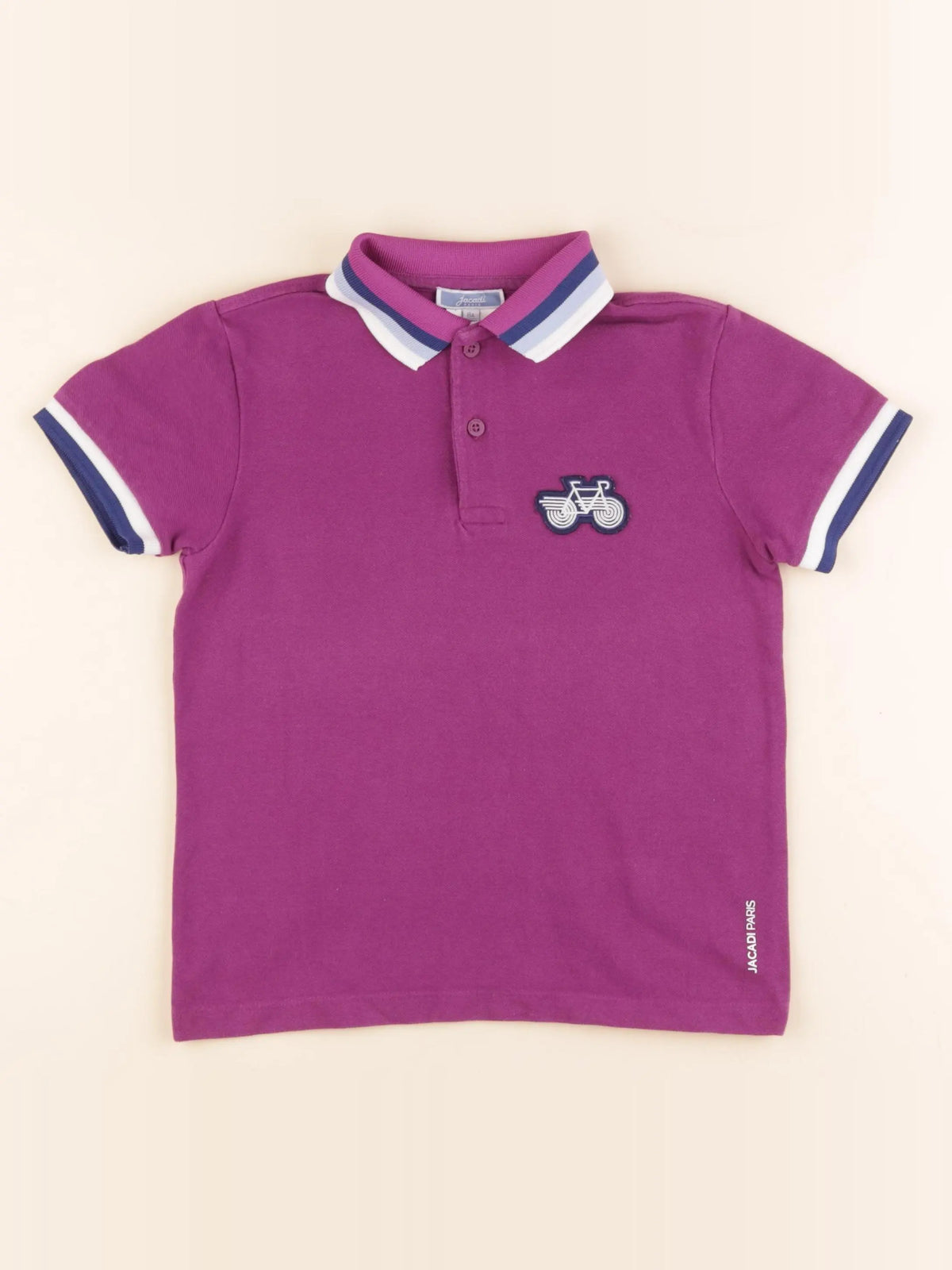 Jacadi - polo violet - 8 ans