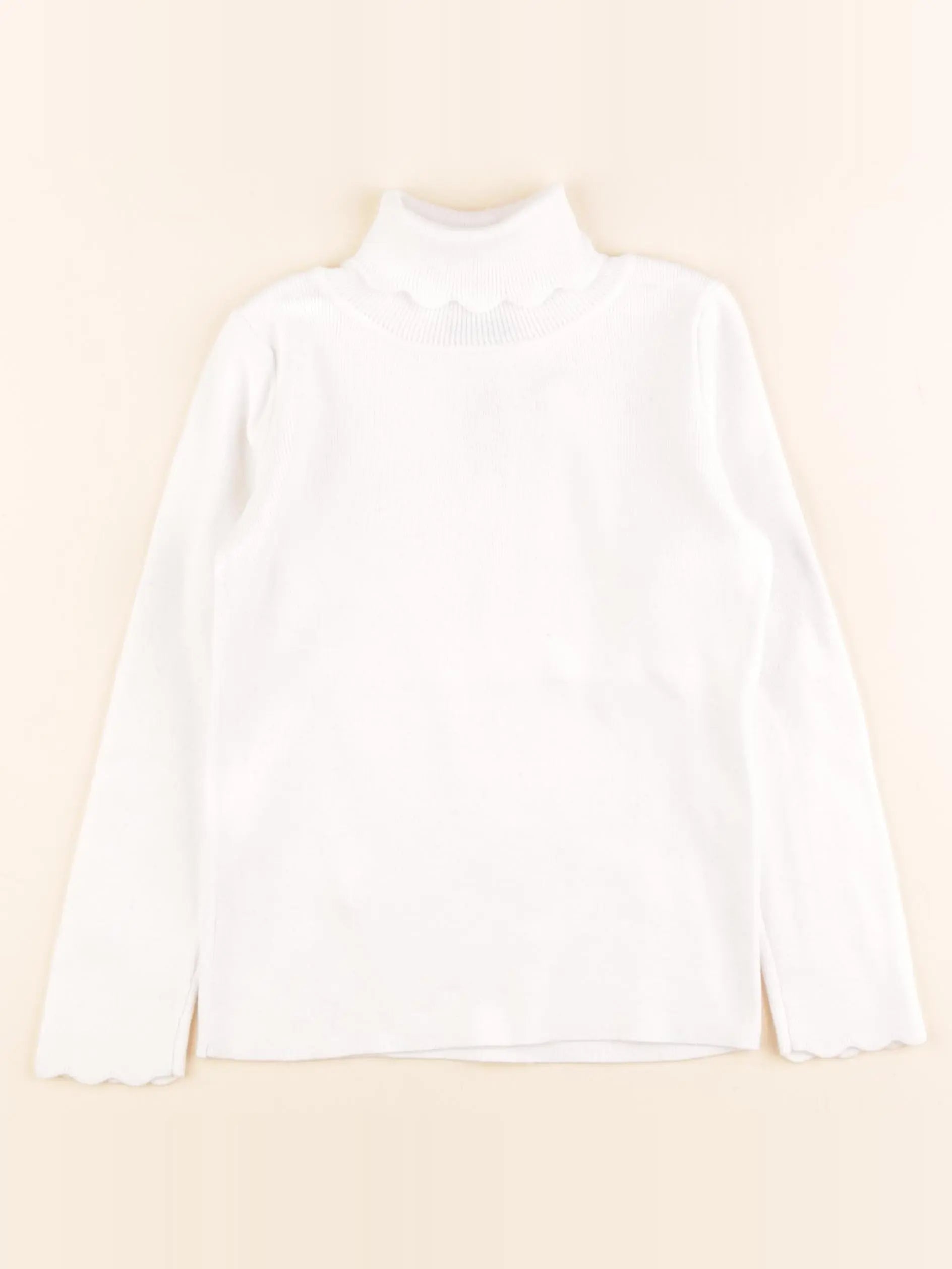 Jacadi - pull blanc - 6 ans