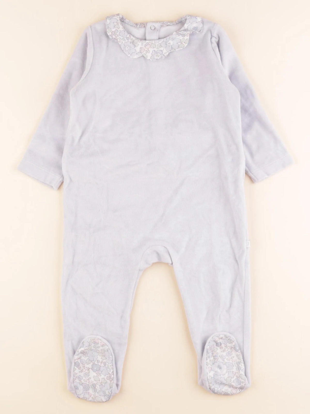 Jacadi - pyjama velours bleu - 18 mois