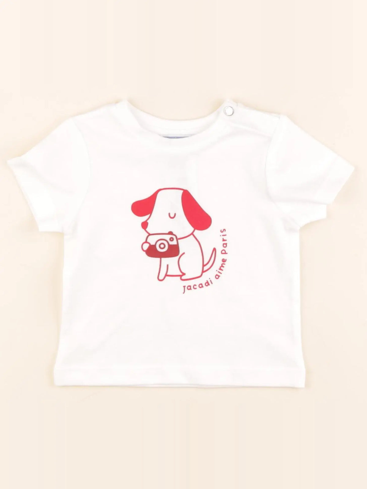 Jacadi - tee-shirt blanc - 6 mois