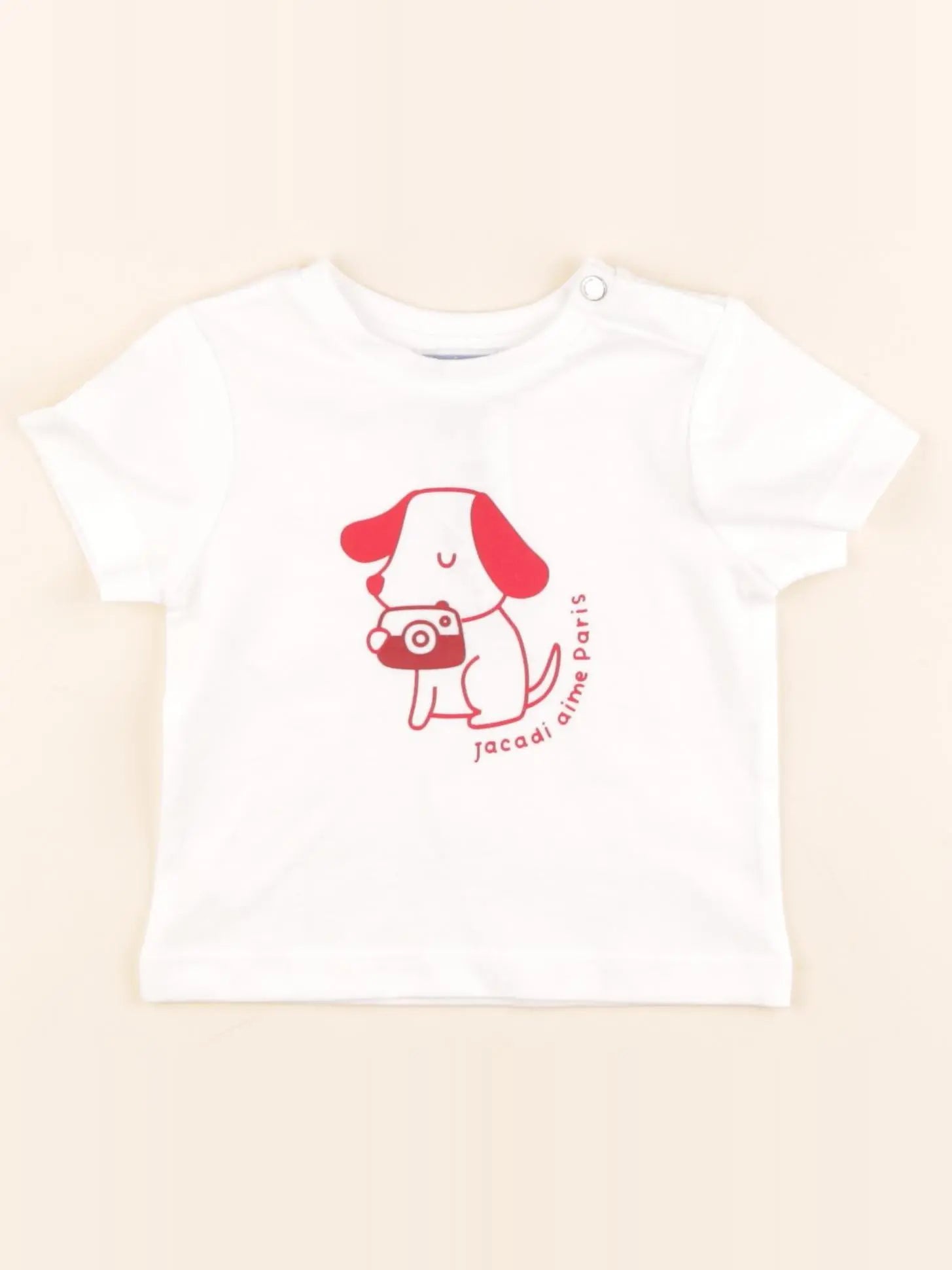 Jacadi - tee-shirt blanc - 6 mois
