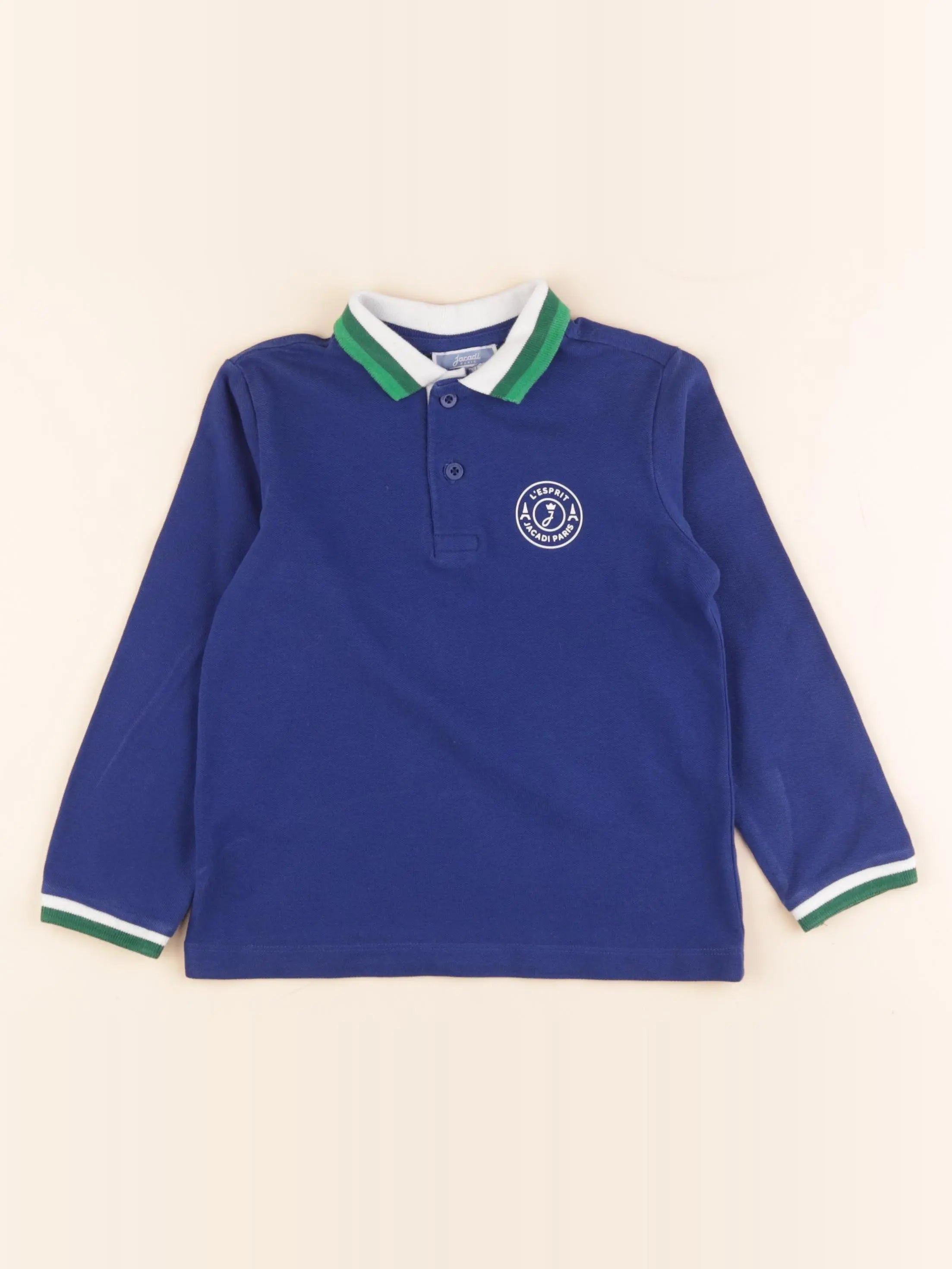 Jacadi - polo bleu - 3 ans