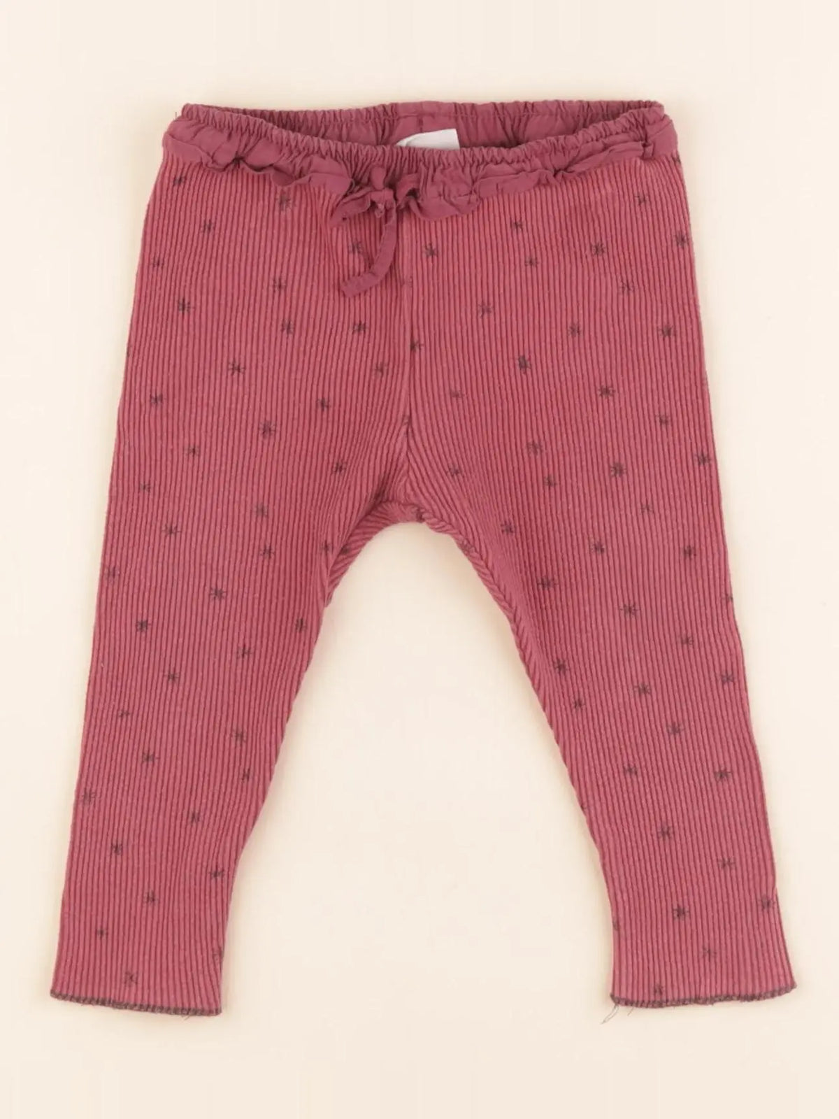 Zara - legging rouge - 9/12 mois