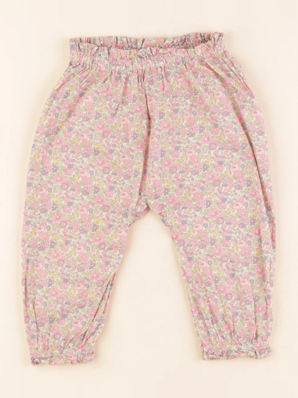 Cyrillus - pantalon multicolore - 12 mois