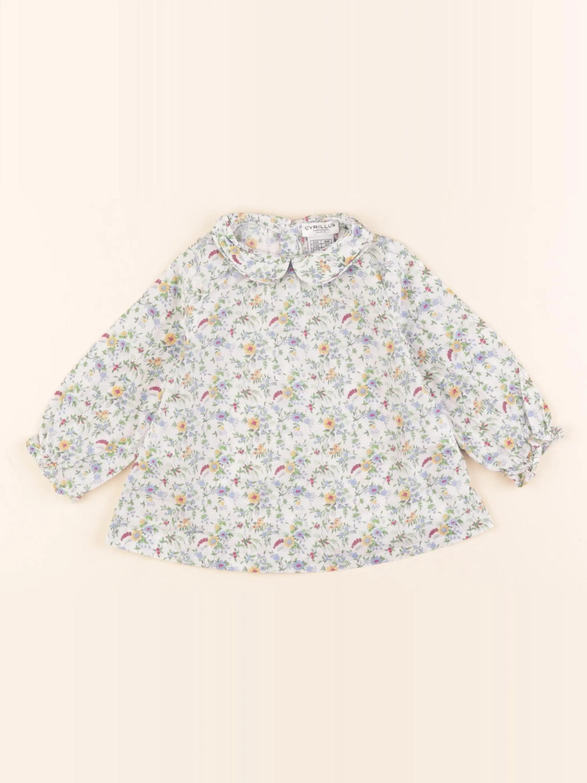 Cyrillus - blouse multicolore - 9 mois