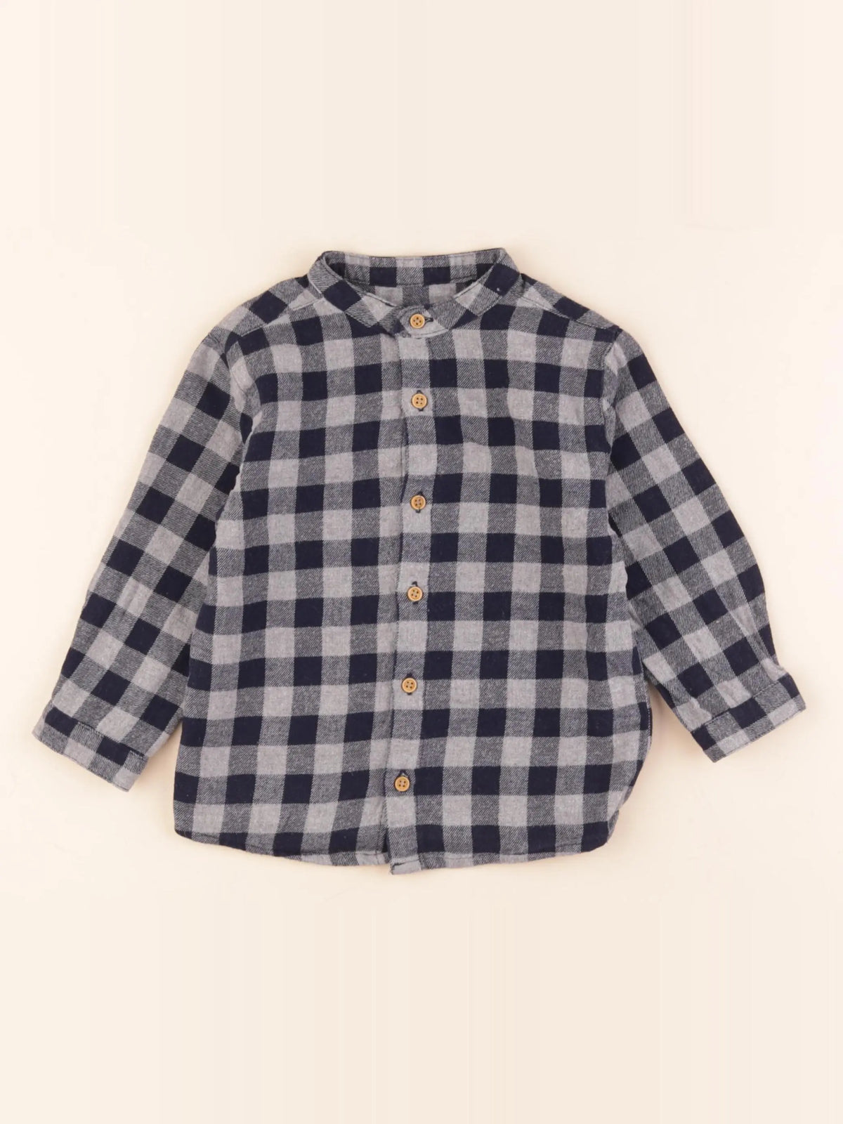 Boutchou - chemise bleu - 24 mois