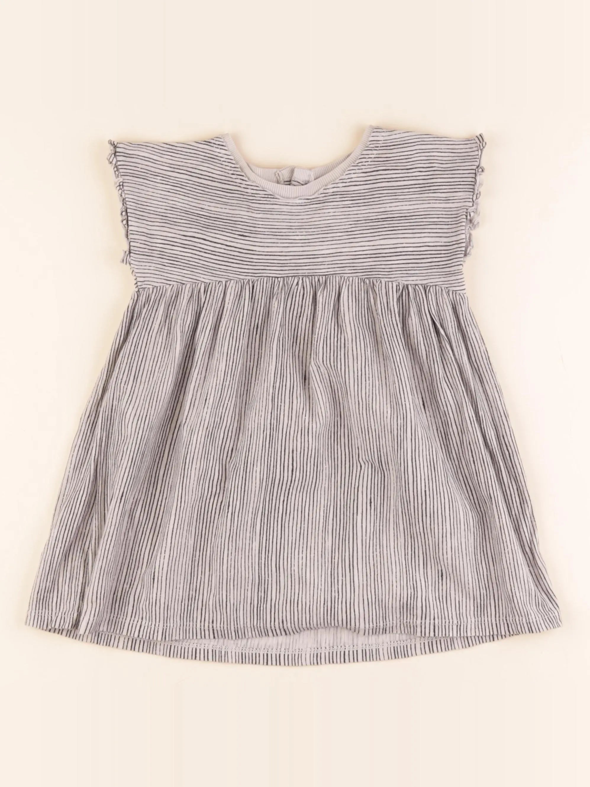 1+ In the family - robe gris - 18 mois