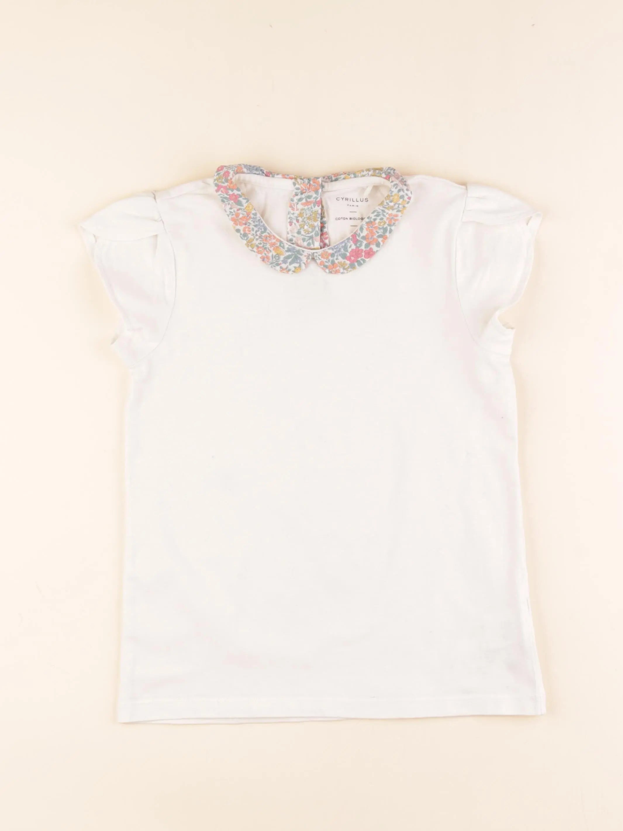 Cyrillus - tee-shirt blanc - 10 ans