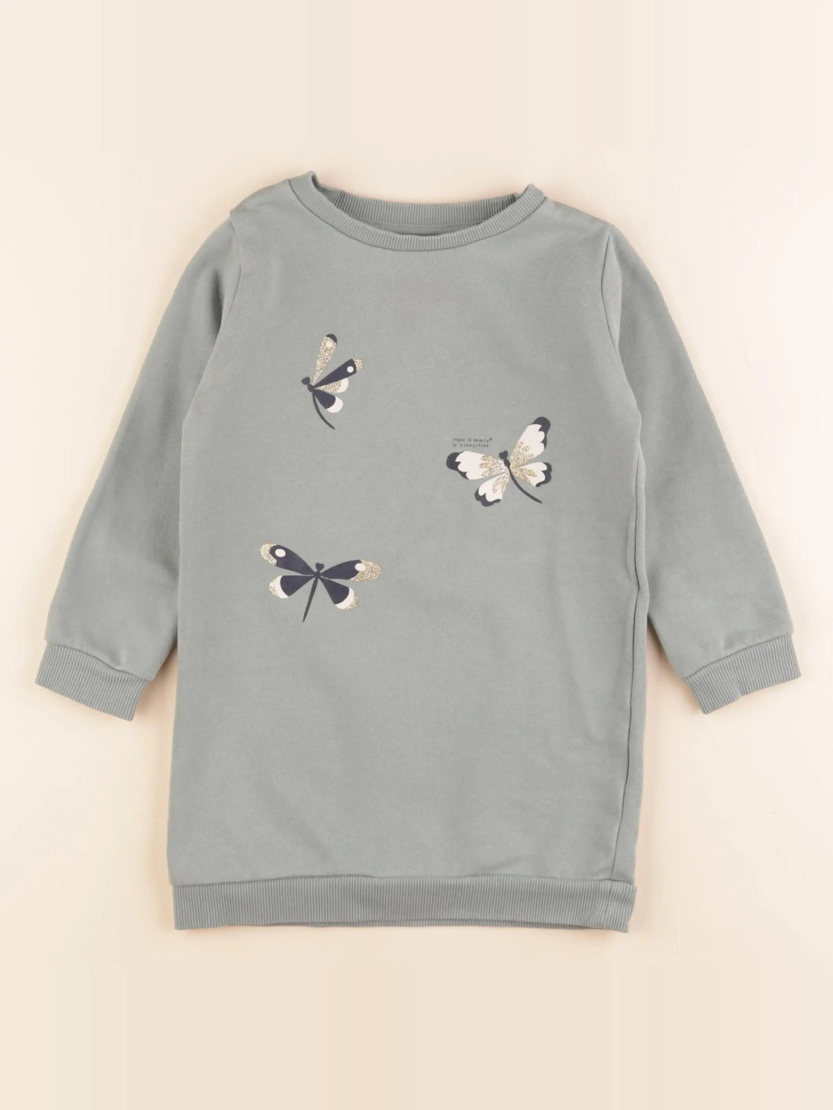 Vertbaudet - robe vert - 3 ans