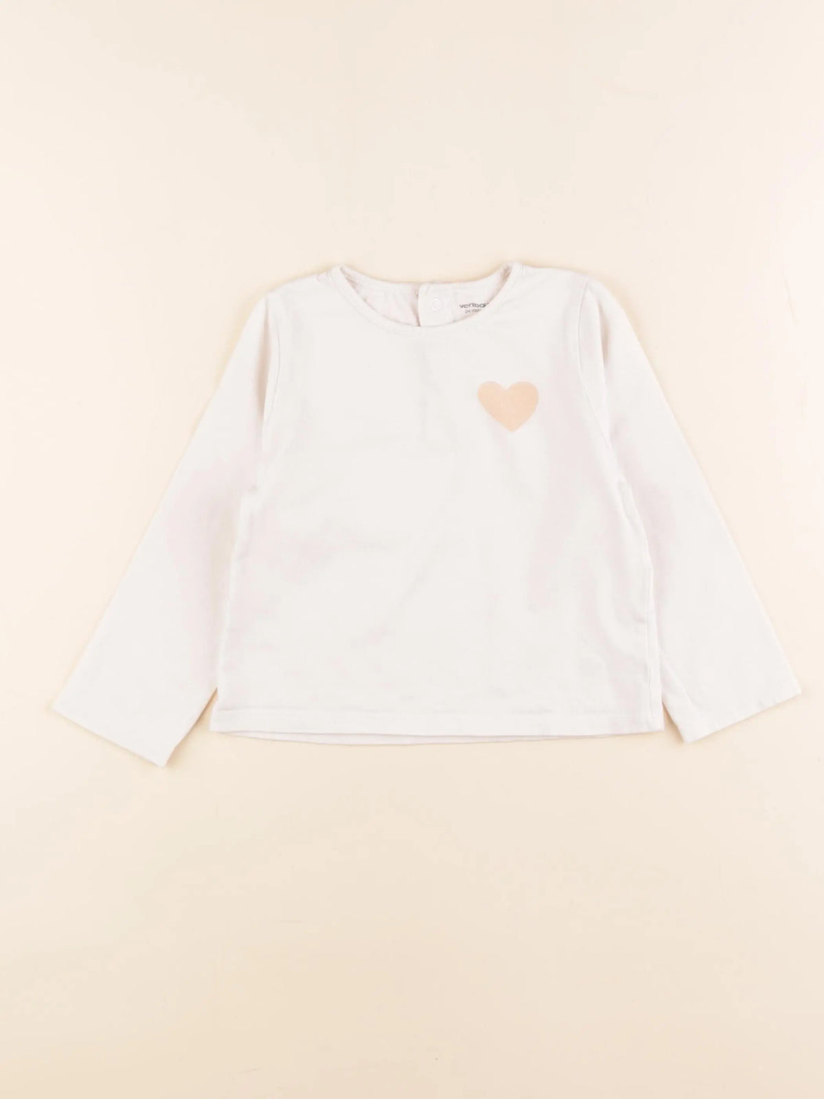 Vertbaudet - tee-shirt rose - 2 ans