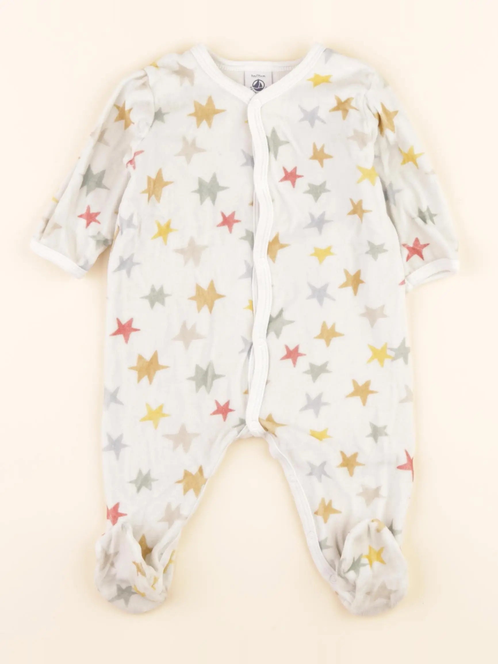 Pyjama velours multicolore