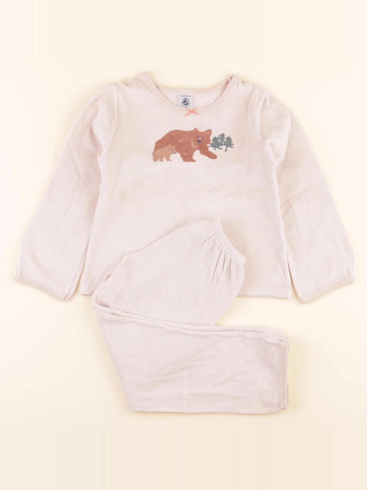 Pyjama velours rose