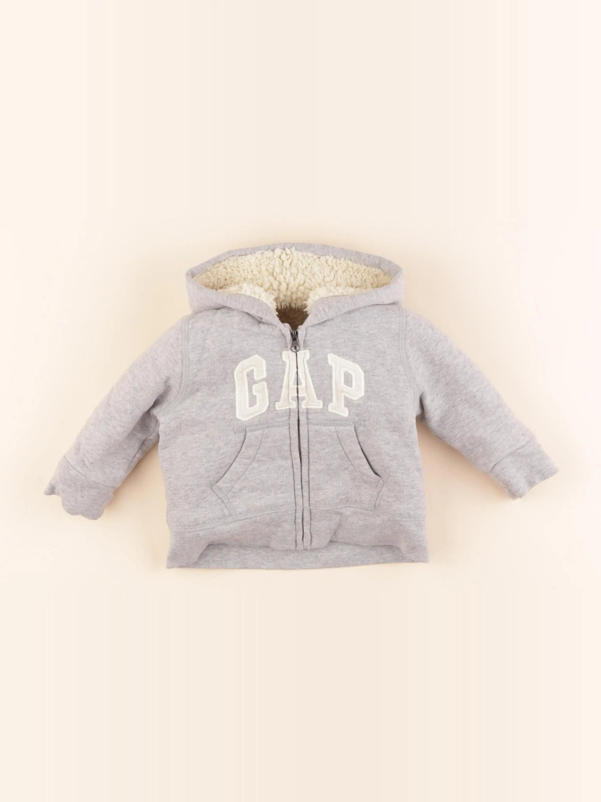 GAP - sweat gris - 6/12 mois